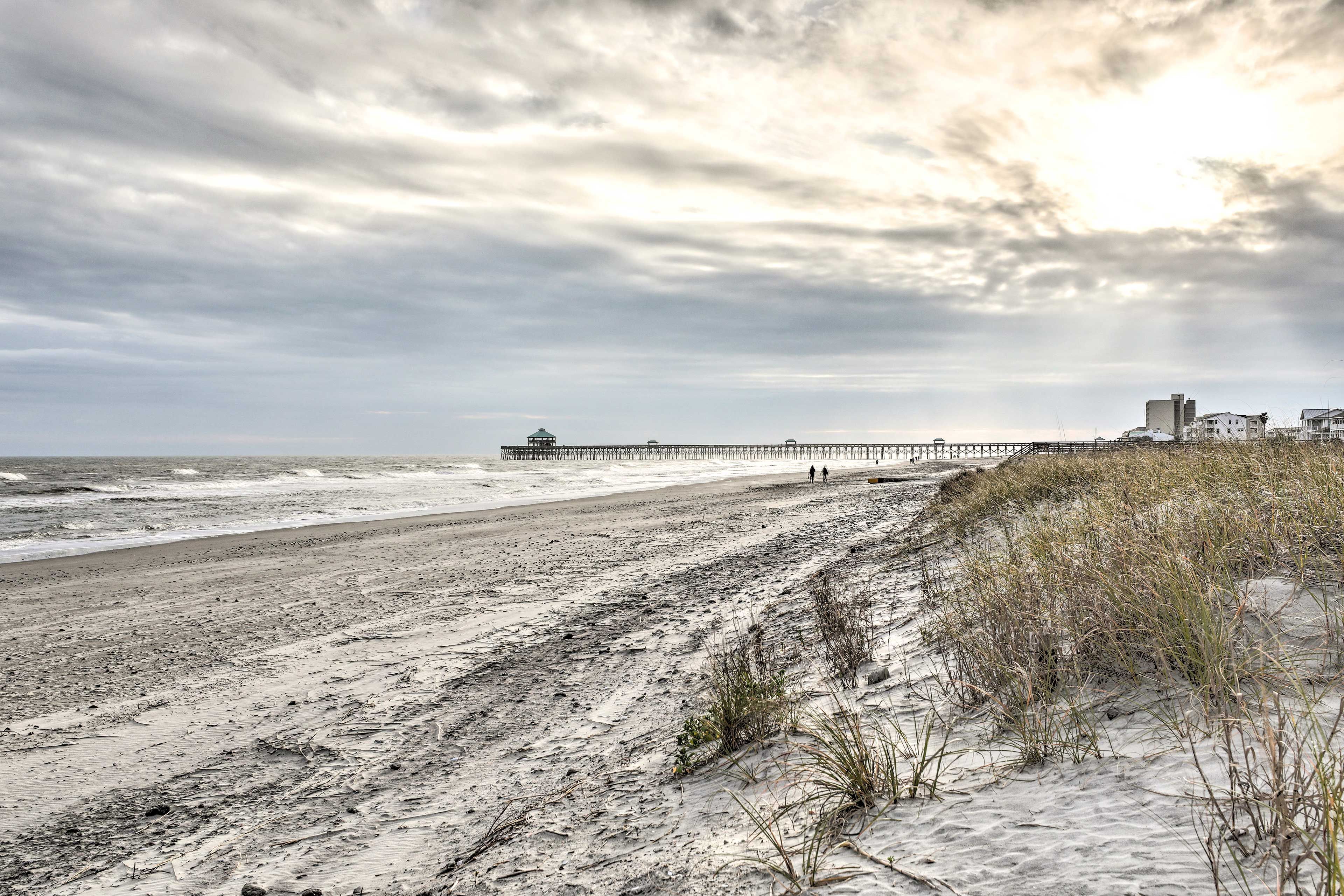 Walk to Folly Beach | Central Location