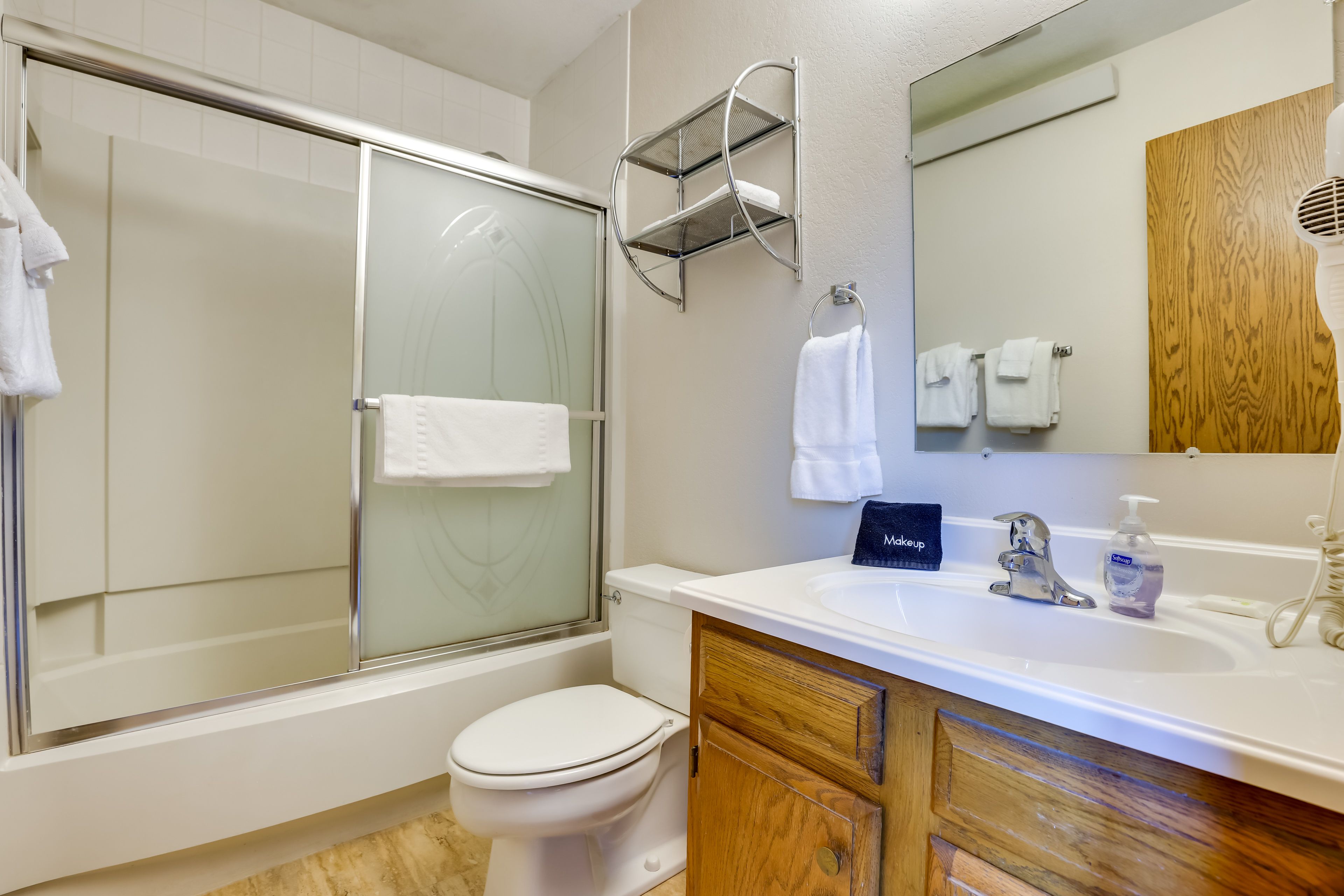 Full Bathroom | Towels Provided | Basic Toiletries