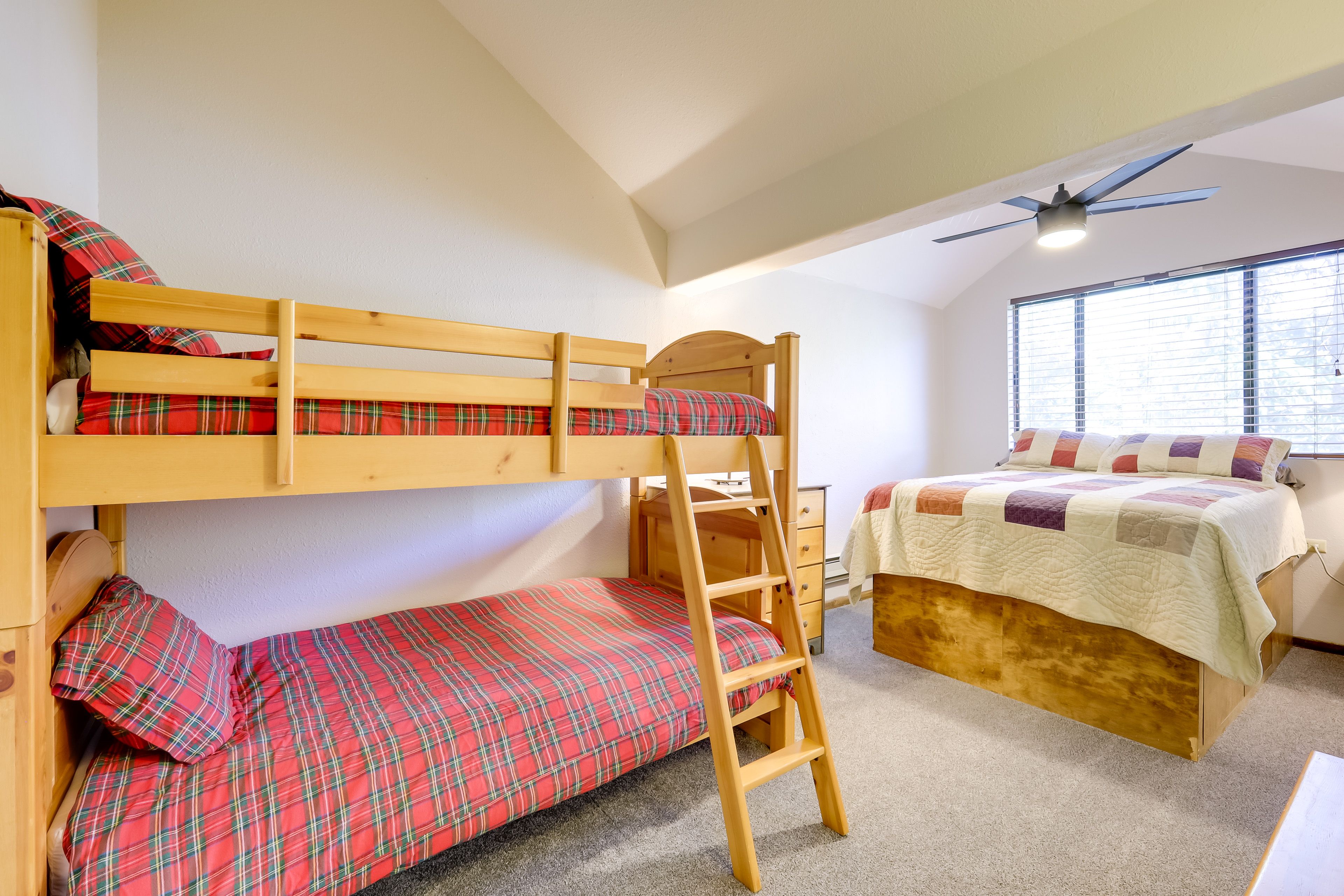 Bedroom 2 | Queen Bed | Twin Bunk Bed (Best Suited for Children)