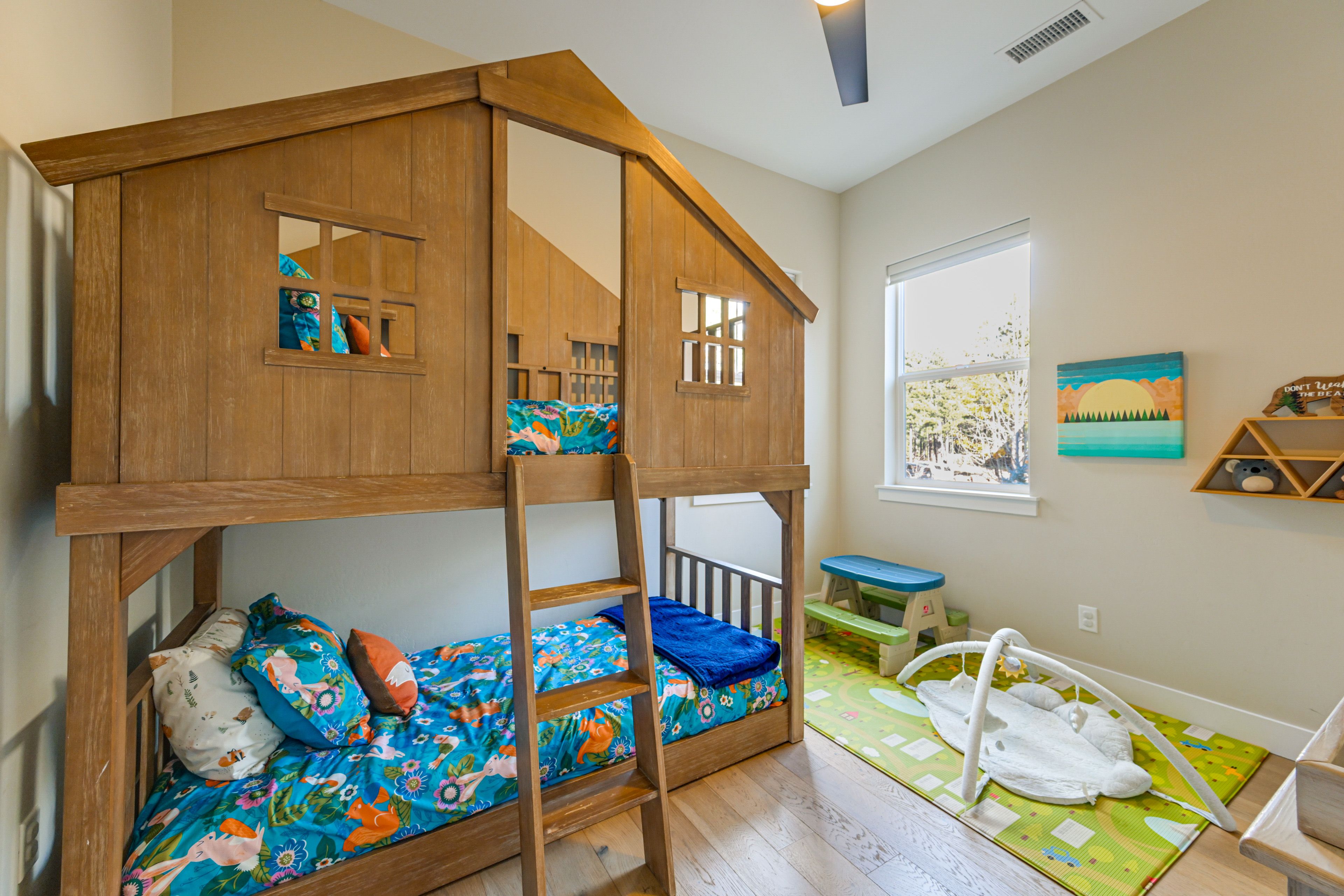 Bedroom 4 | Twin Bunk Bed | Kid & Baby Toys | Changing Table