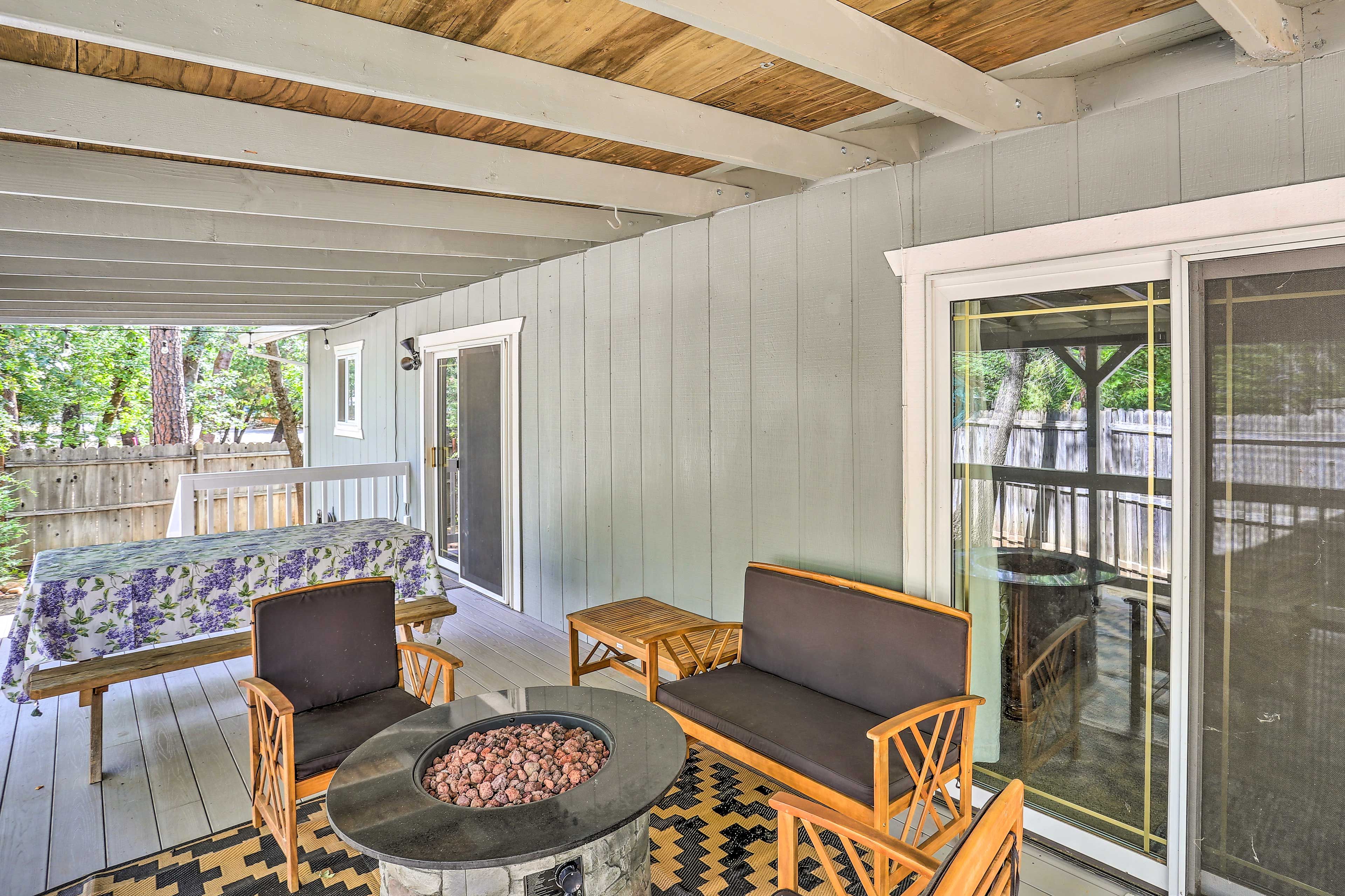 Furnished Deck | Fire Pit