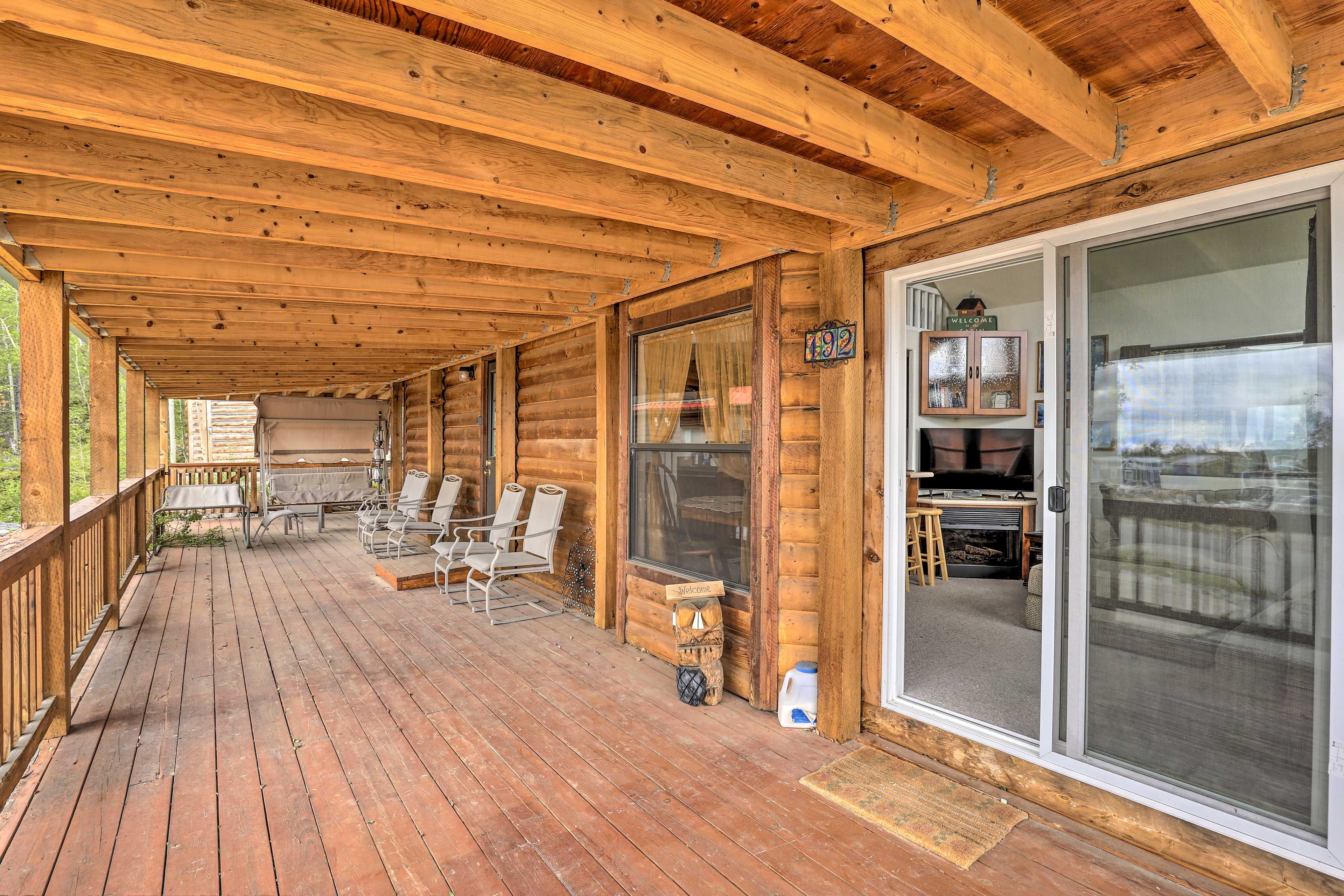 Private Porch | Access through Living Room | Access through Master Bedroom