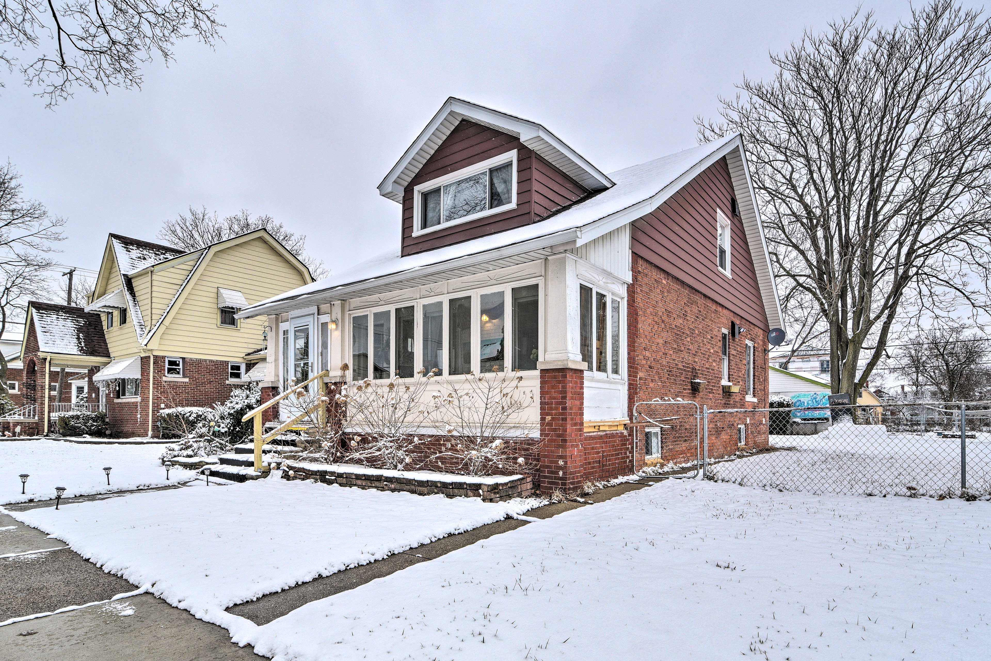 Downtown Dearborn is only 2 miles from this home.