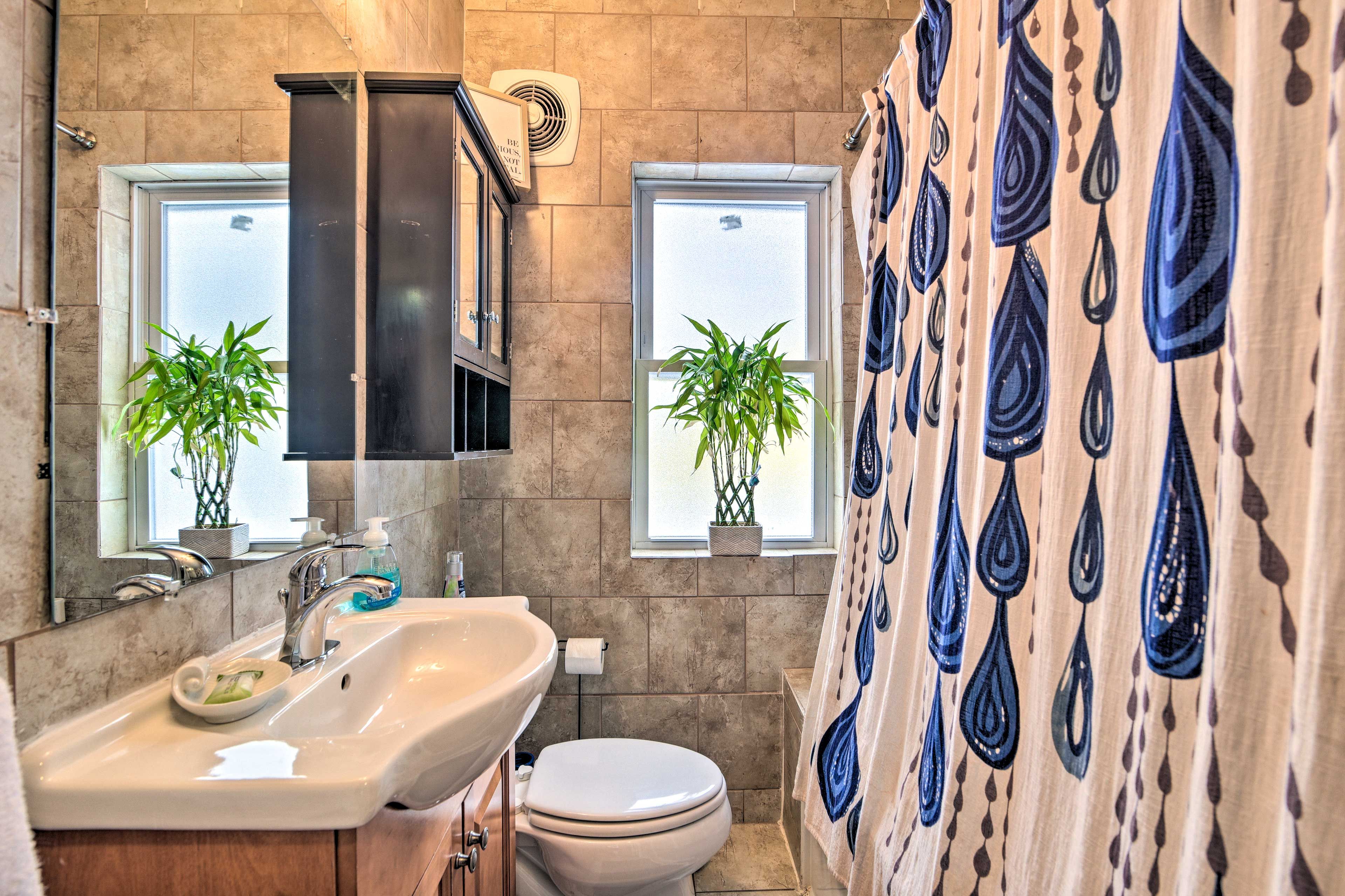 Complimentary towels and toiletries will be provided in bathrooms.