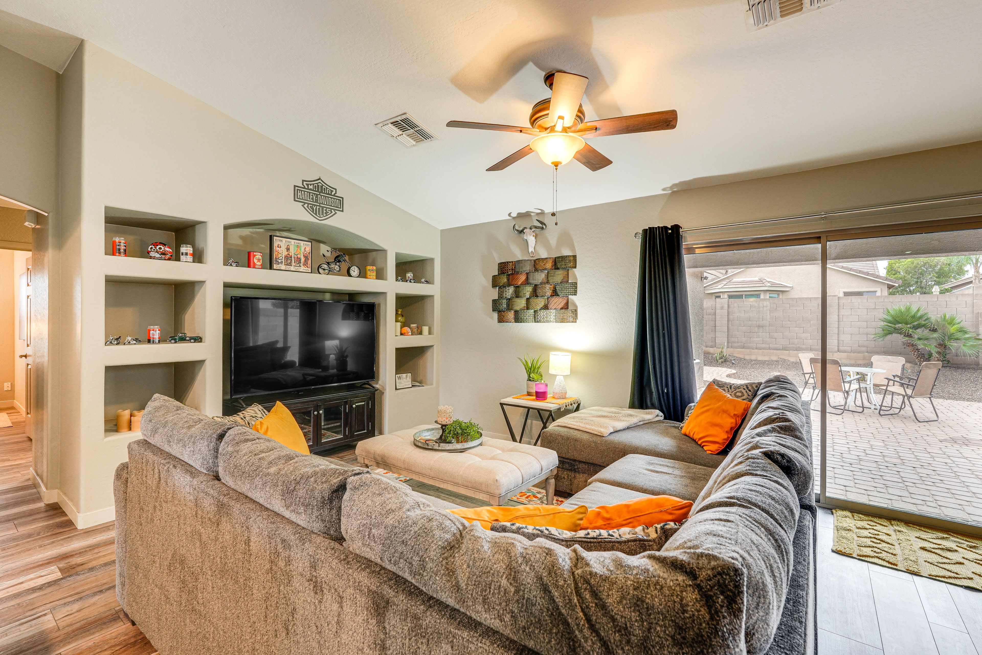 Living Room | Smart TV | Single-Story Home