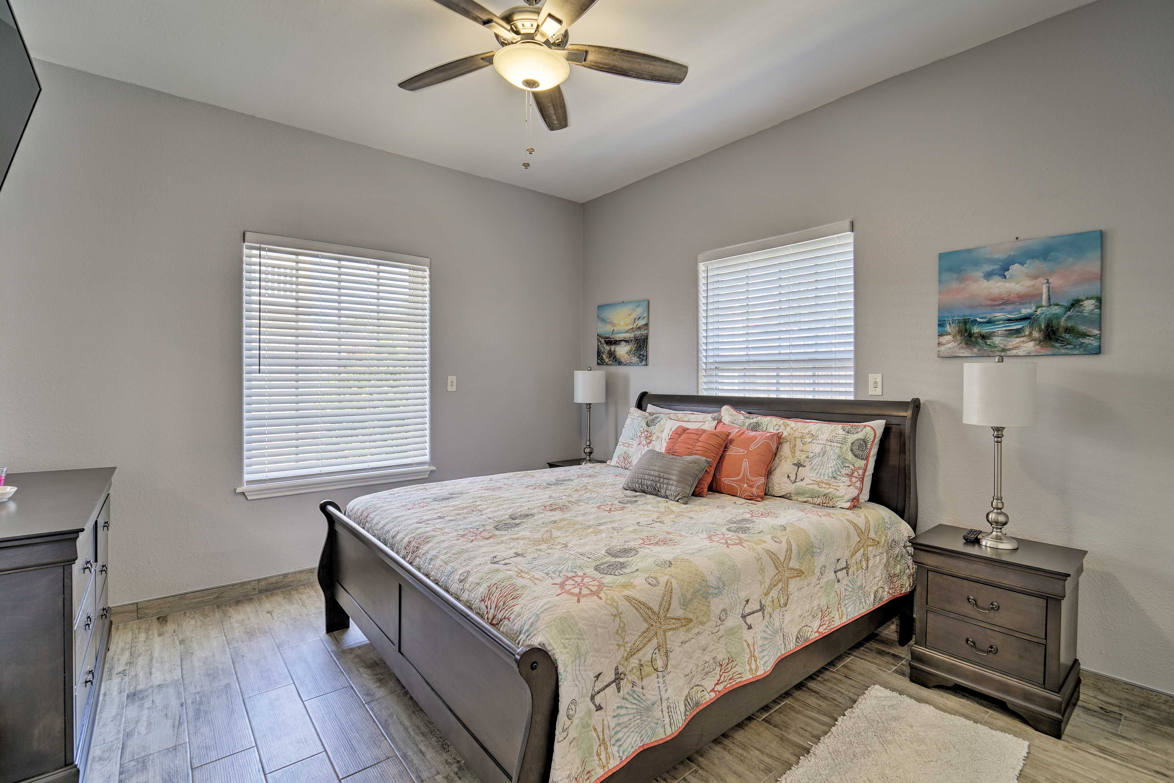 Sleep like a king in this king bed!