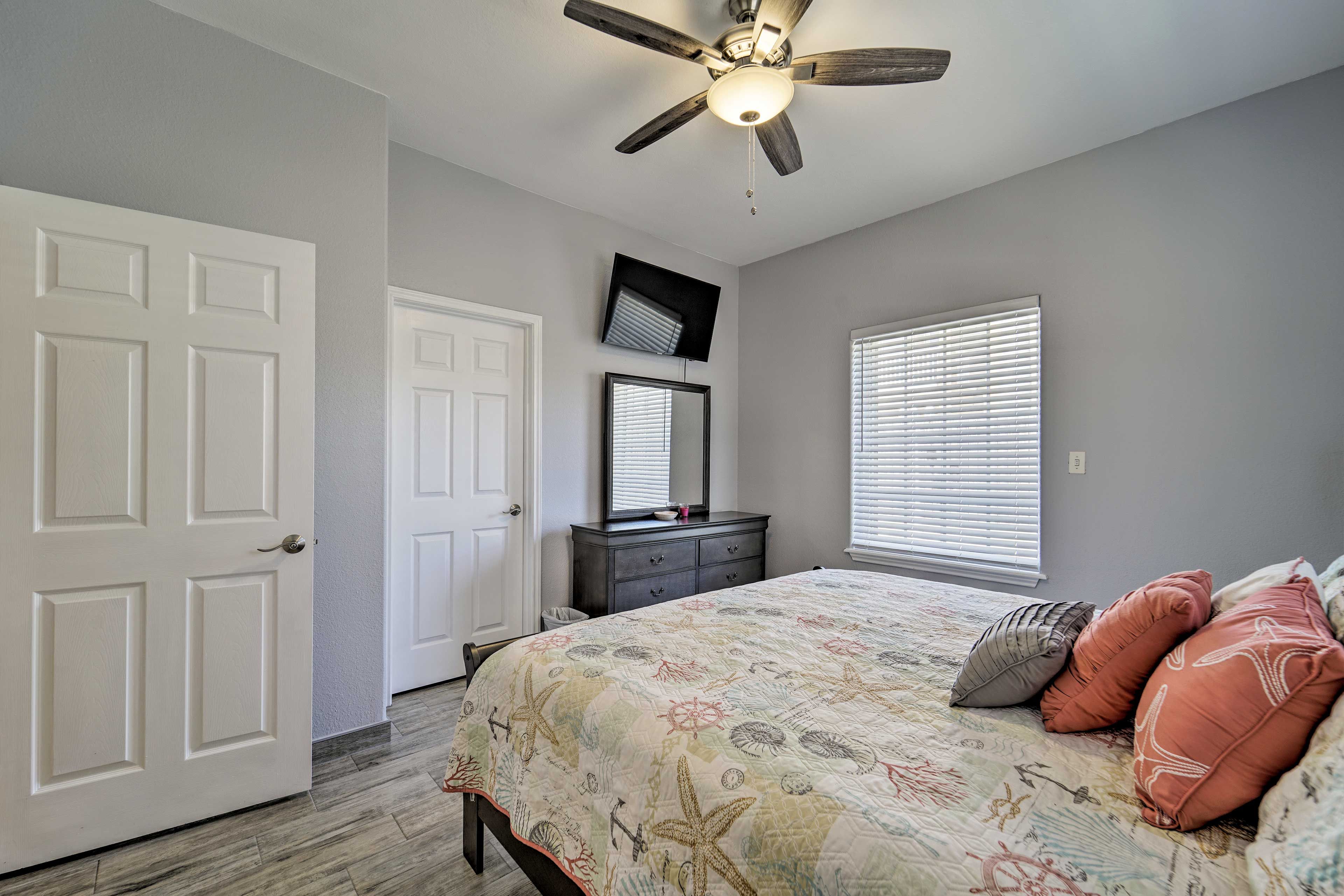 Wake up to plenty of natural light!