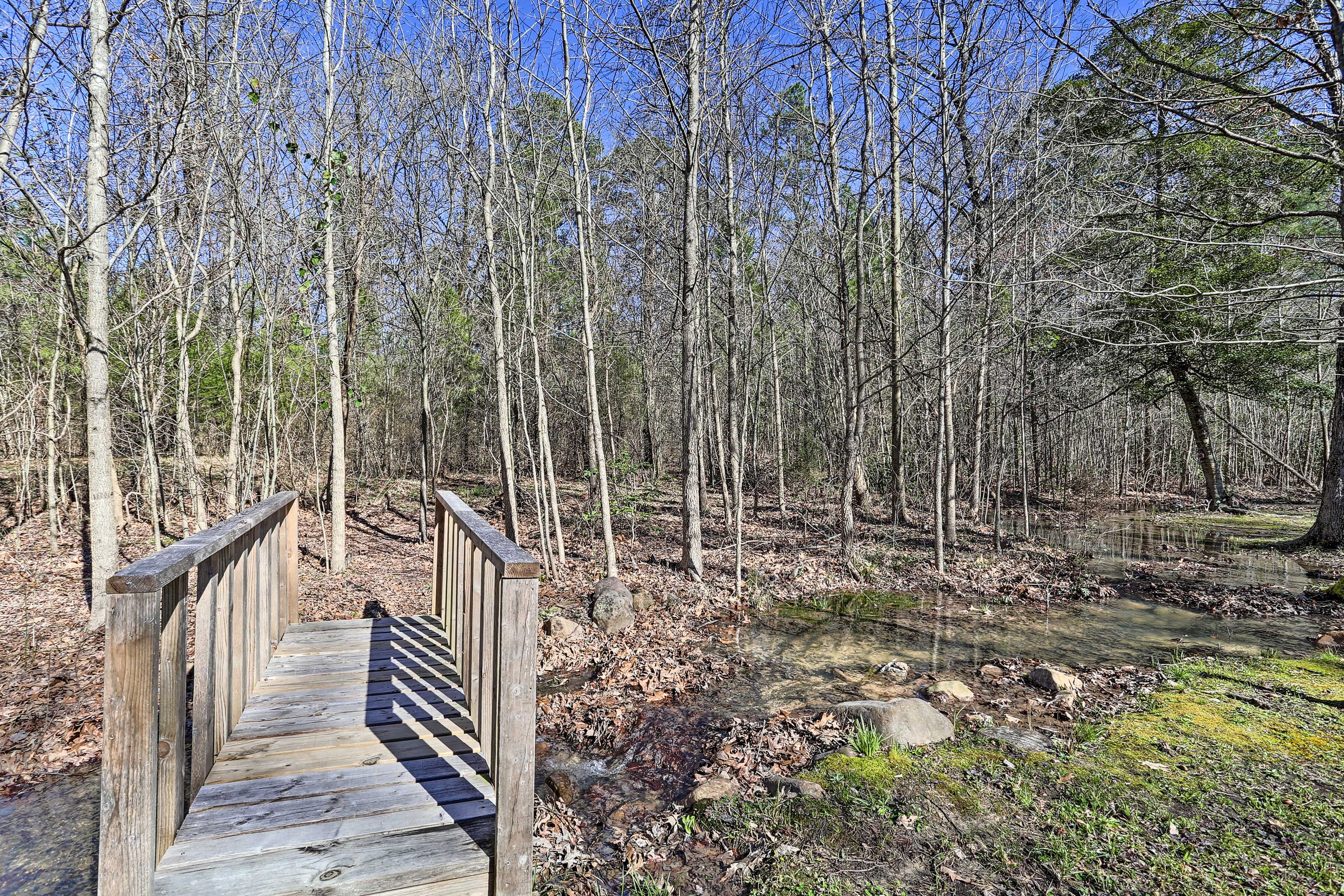 Walk to Kiamichi River