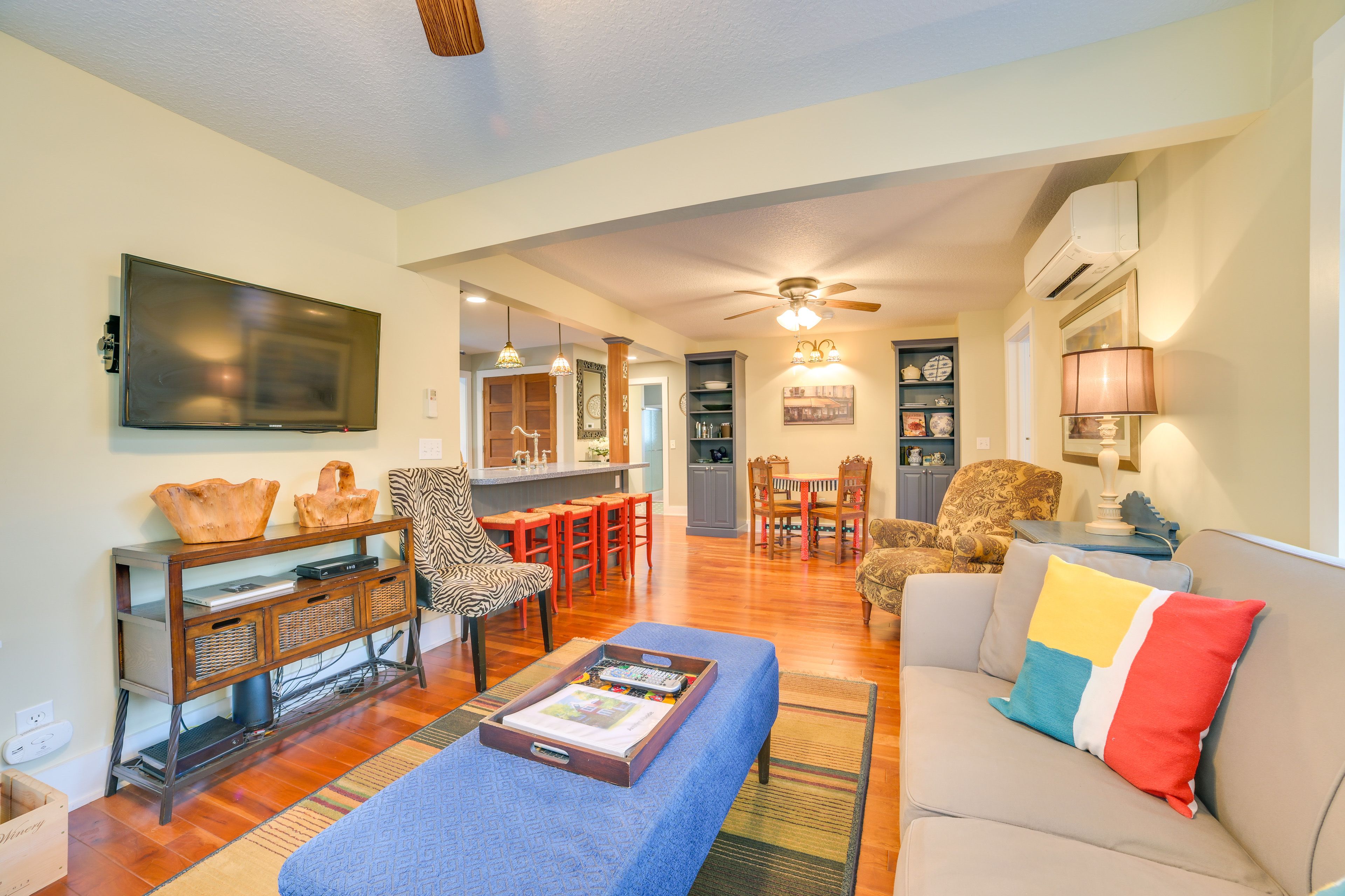 Charlevoix Vacation Rental | 2BR | 2BA | 950 Sq Ft | Stairs Required