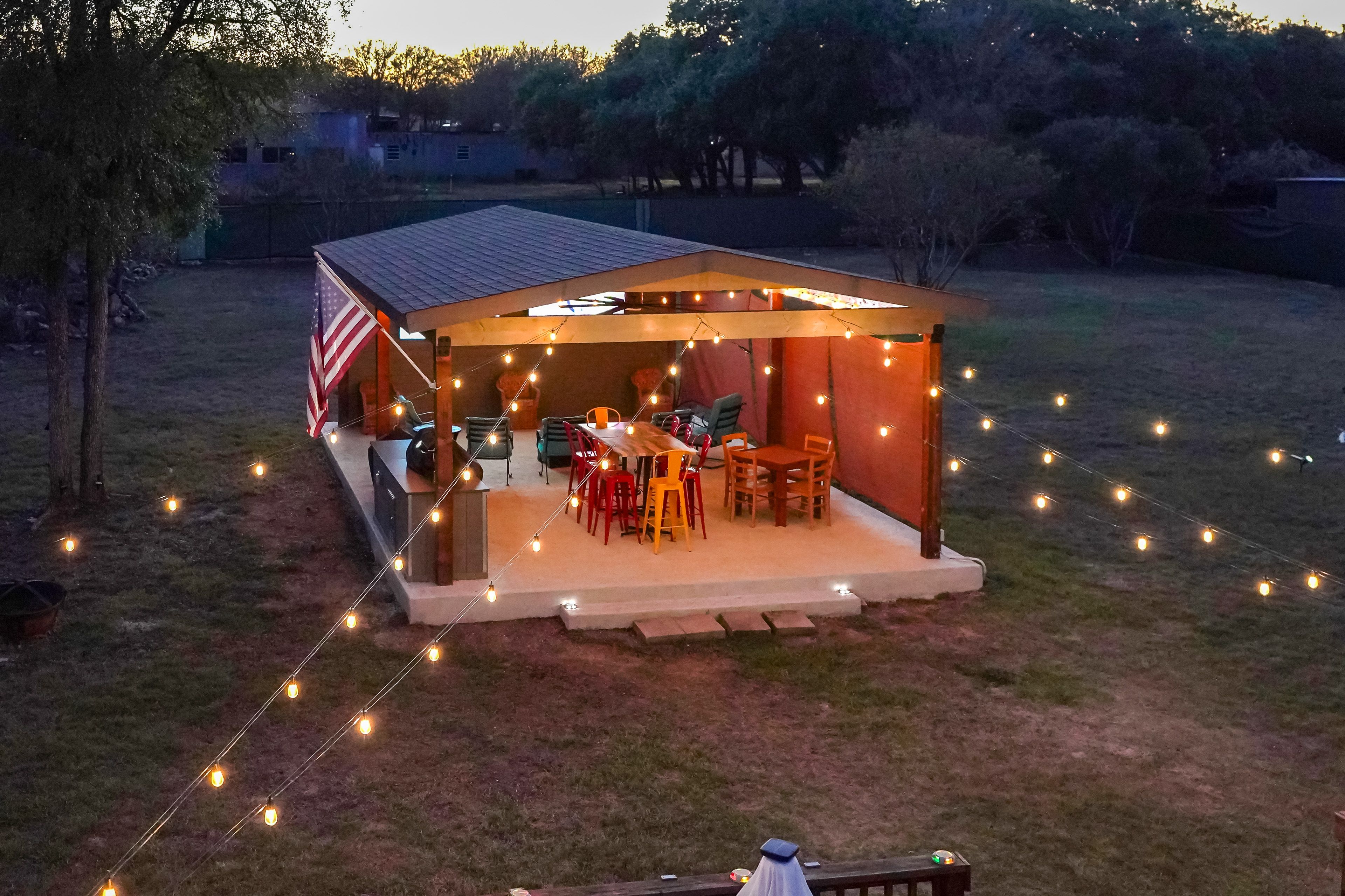 Patio | TV | Grill | Outdoor Dining Area