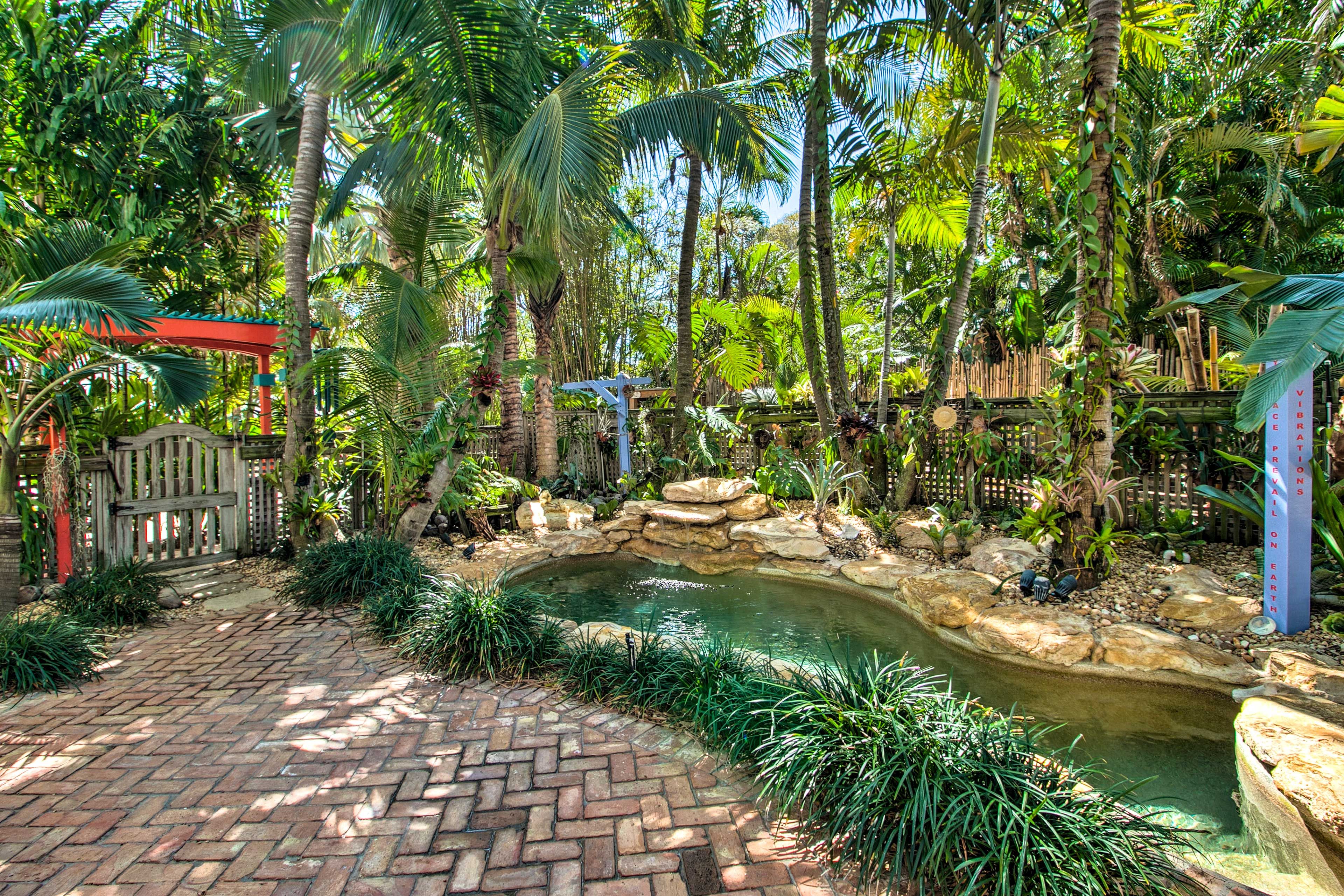 Cool off by taking a dip in the sparkling pool!
