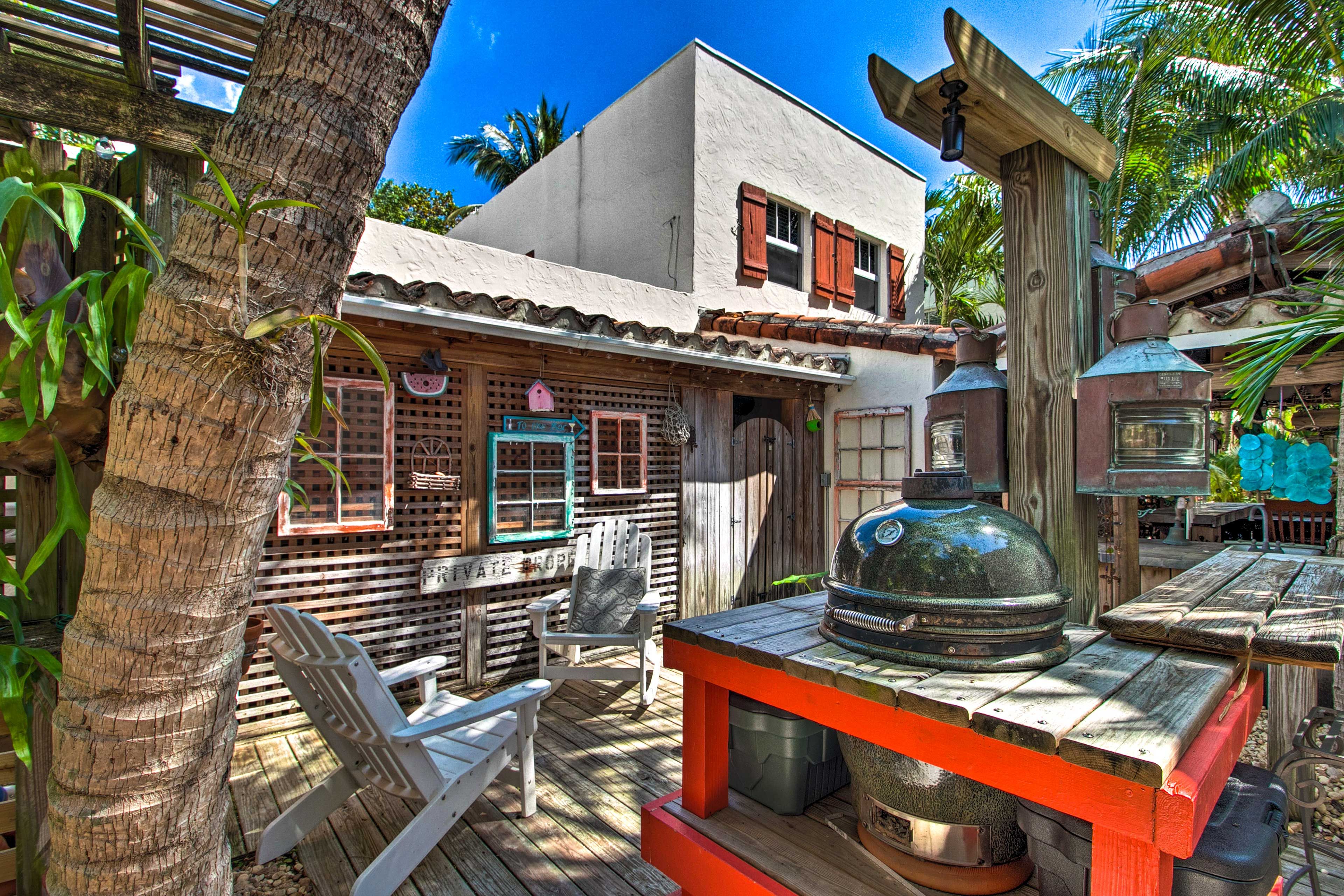 Fire up the Green Egg grill and cook your catch of the day!