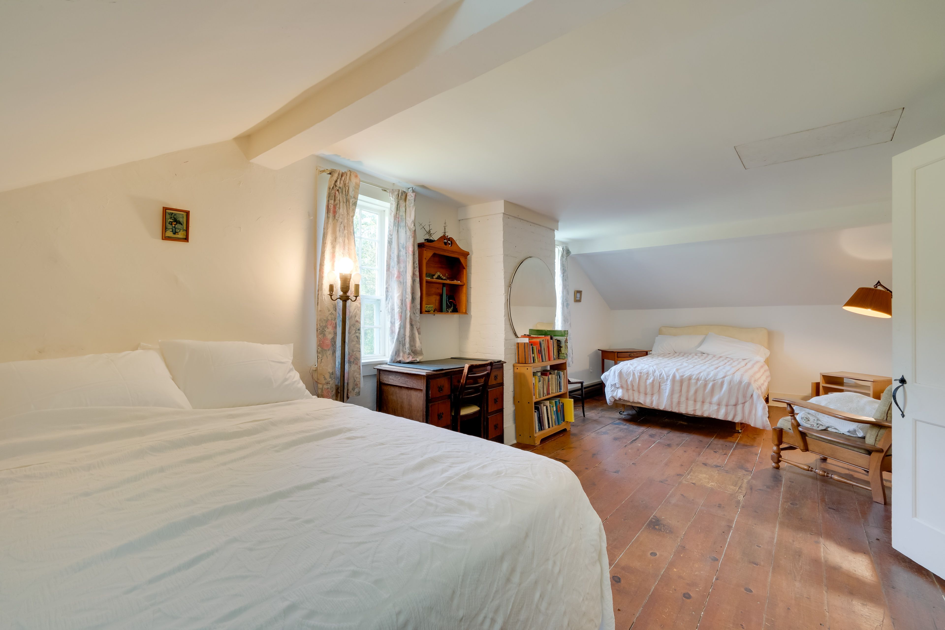 Bedroom 2 | Queen Bed | Full Bed | Window A/C | 3rd Floor