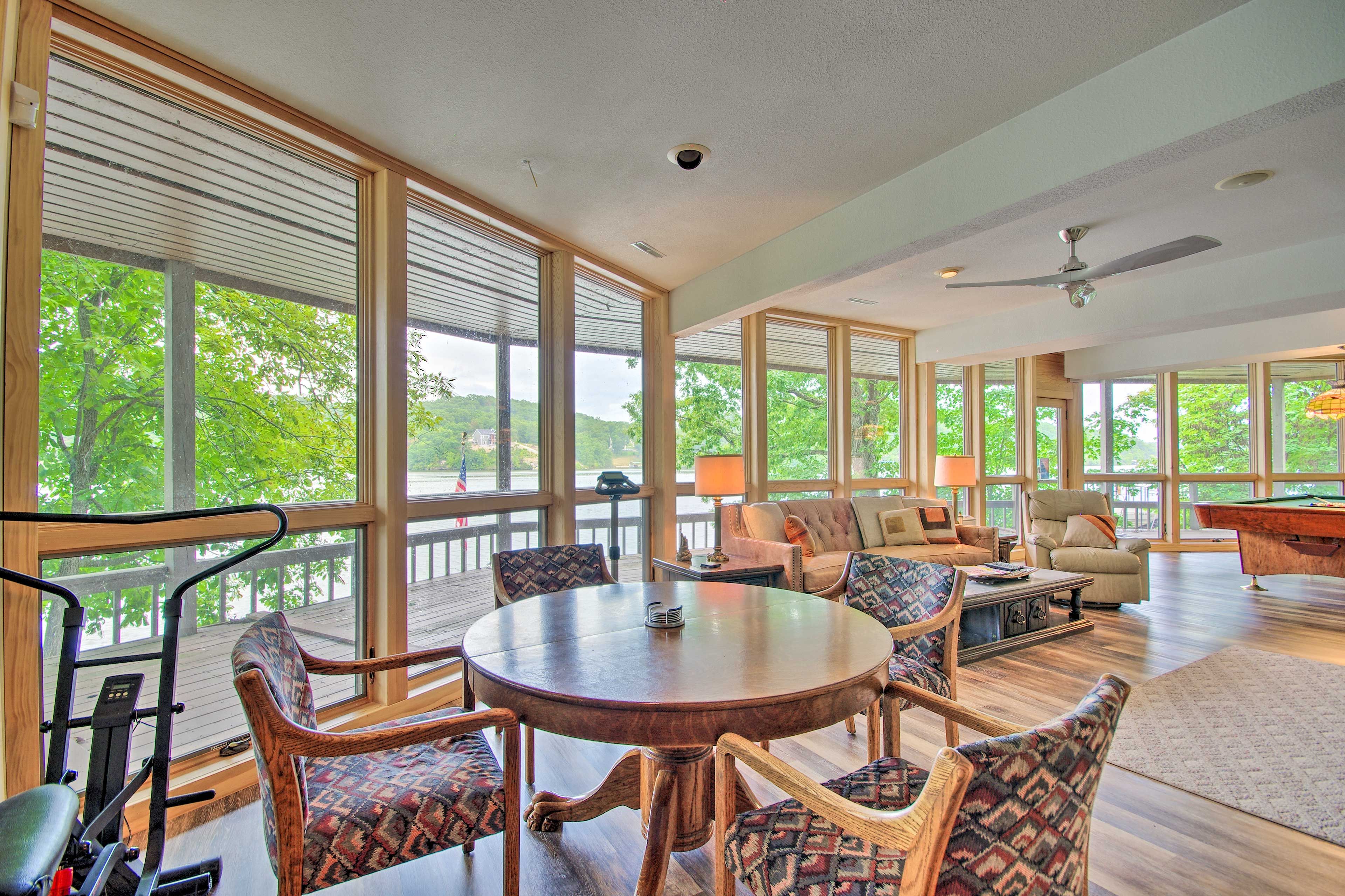 Den | Pool Table | Lower Level | Gas Fireplace