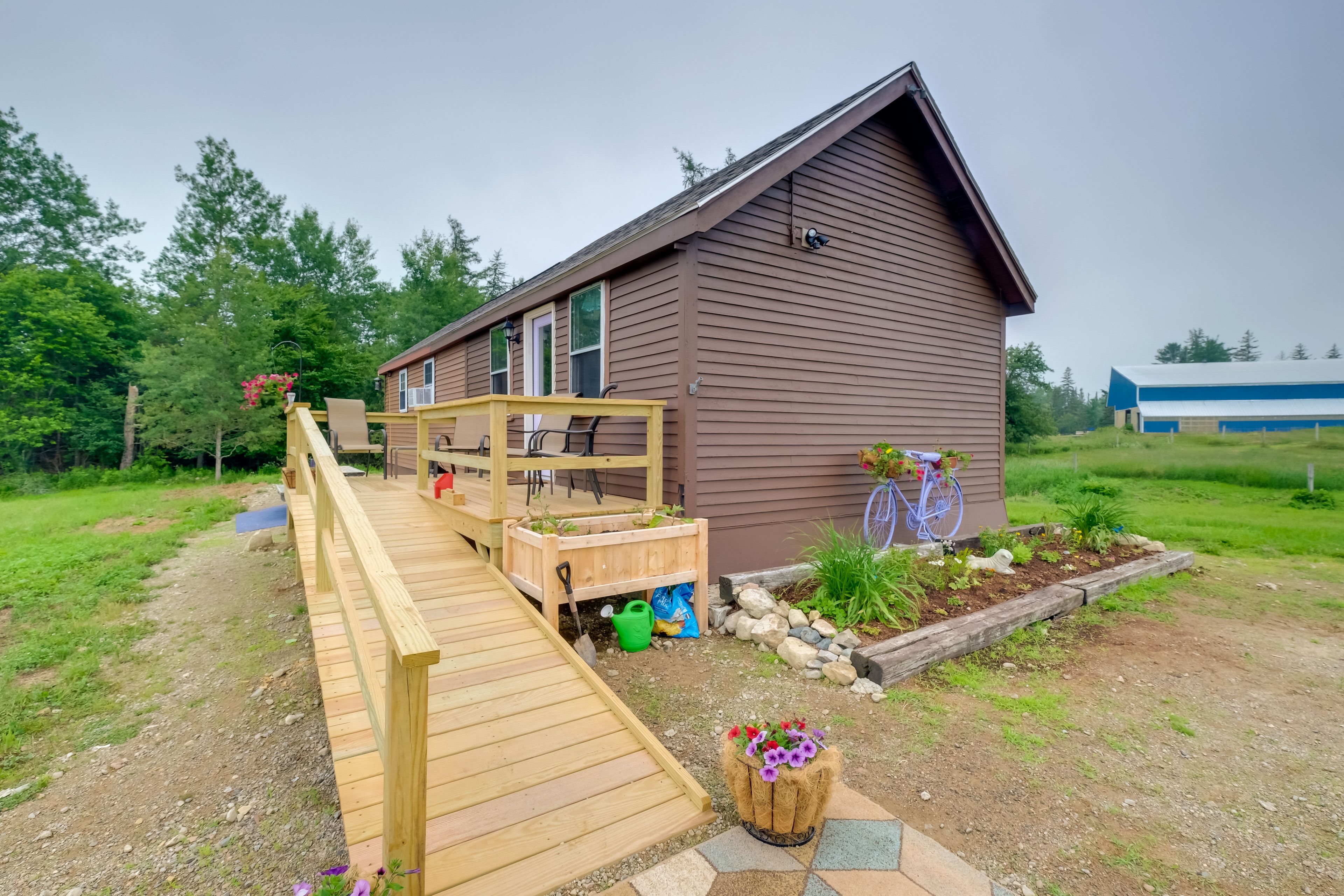 Cherryfield Vacation Rental | 1BR | 1BA | Single-Story Cottage