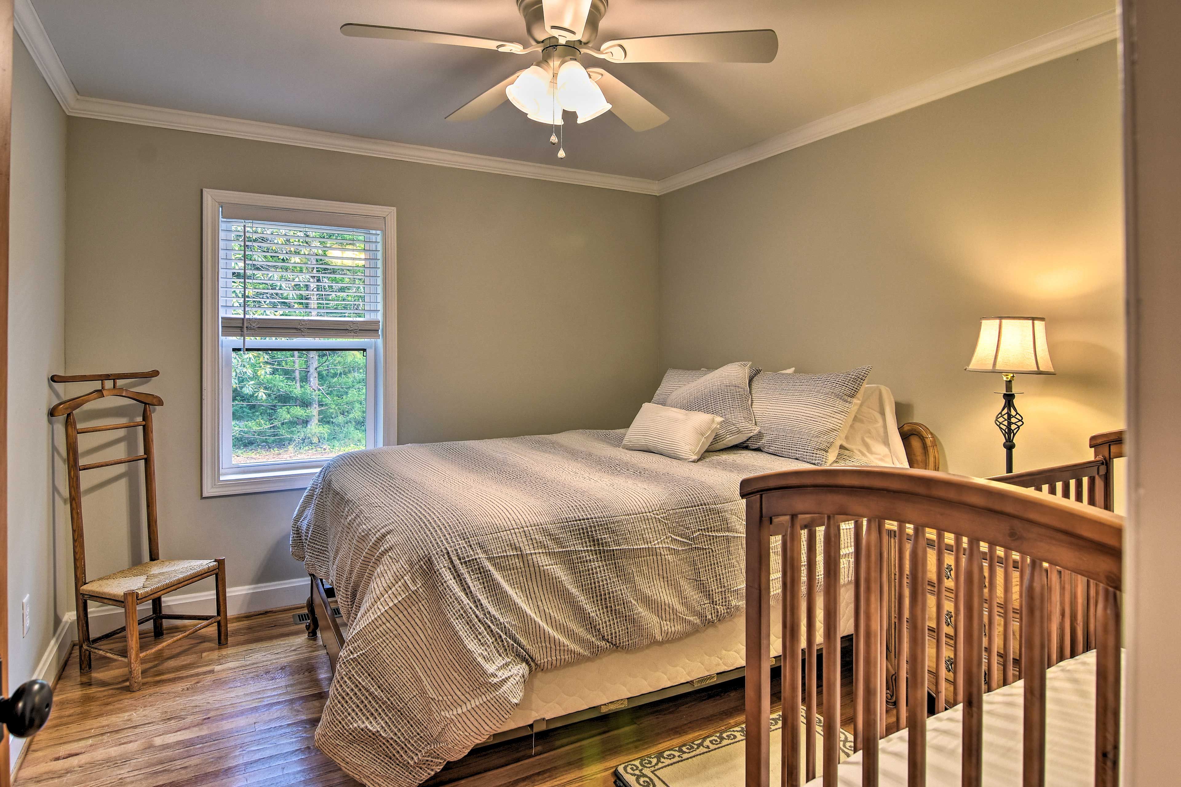 Bedroom 2 | Queen Bed | Crib No Longer Available