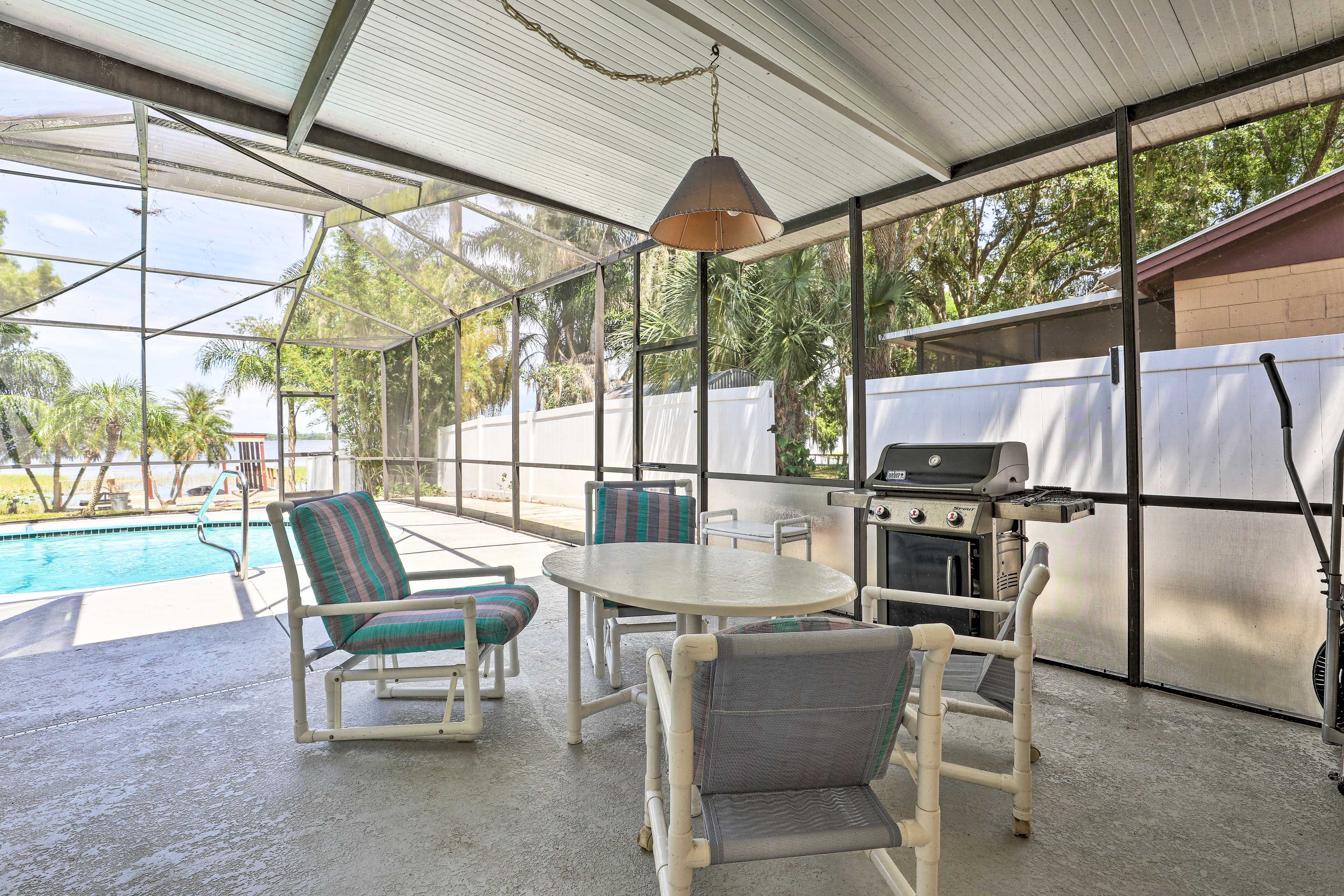 Throw some burgers on the gas grill for an evening cookout!