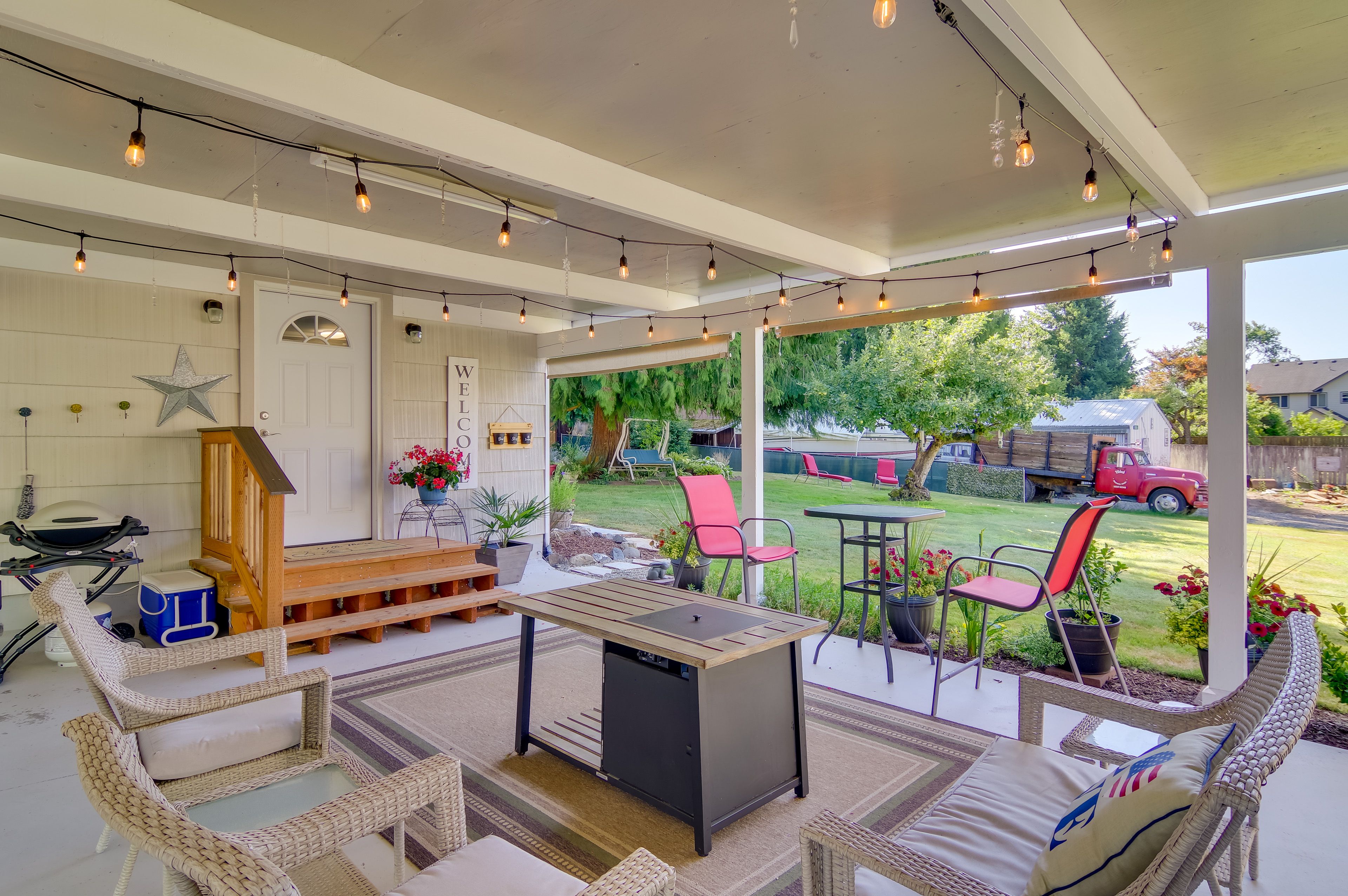 Covered Patio | Fire Pit | Gas Grill