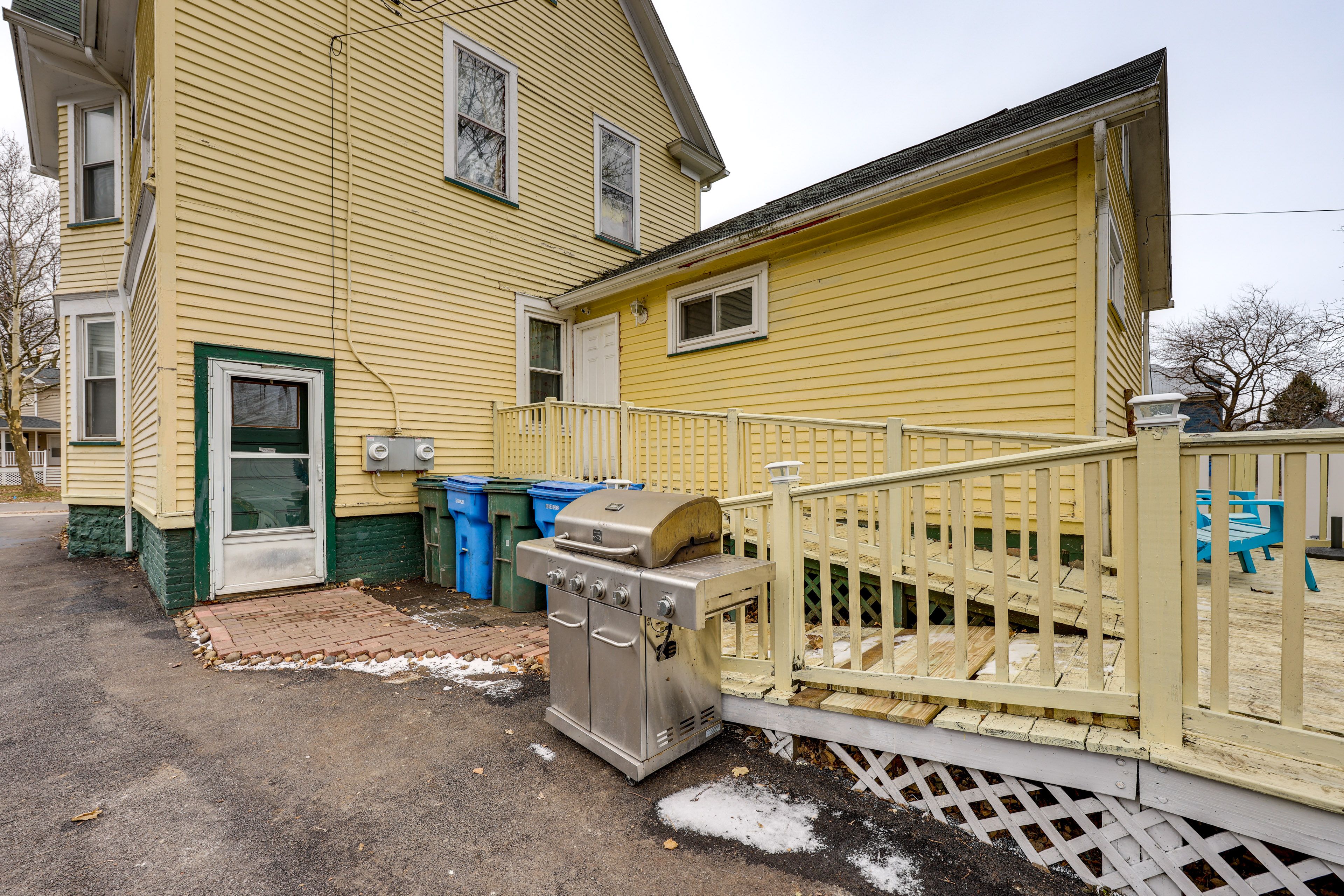 Back Exterior | Spacious Yard | Fire Pit | Gas Grill