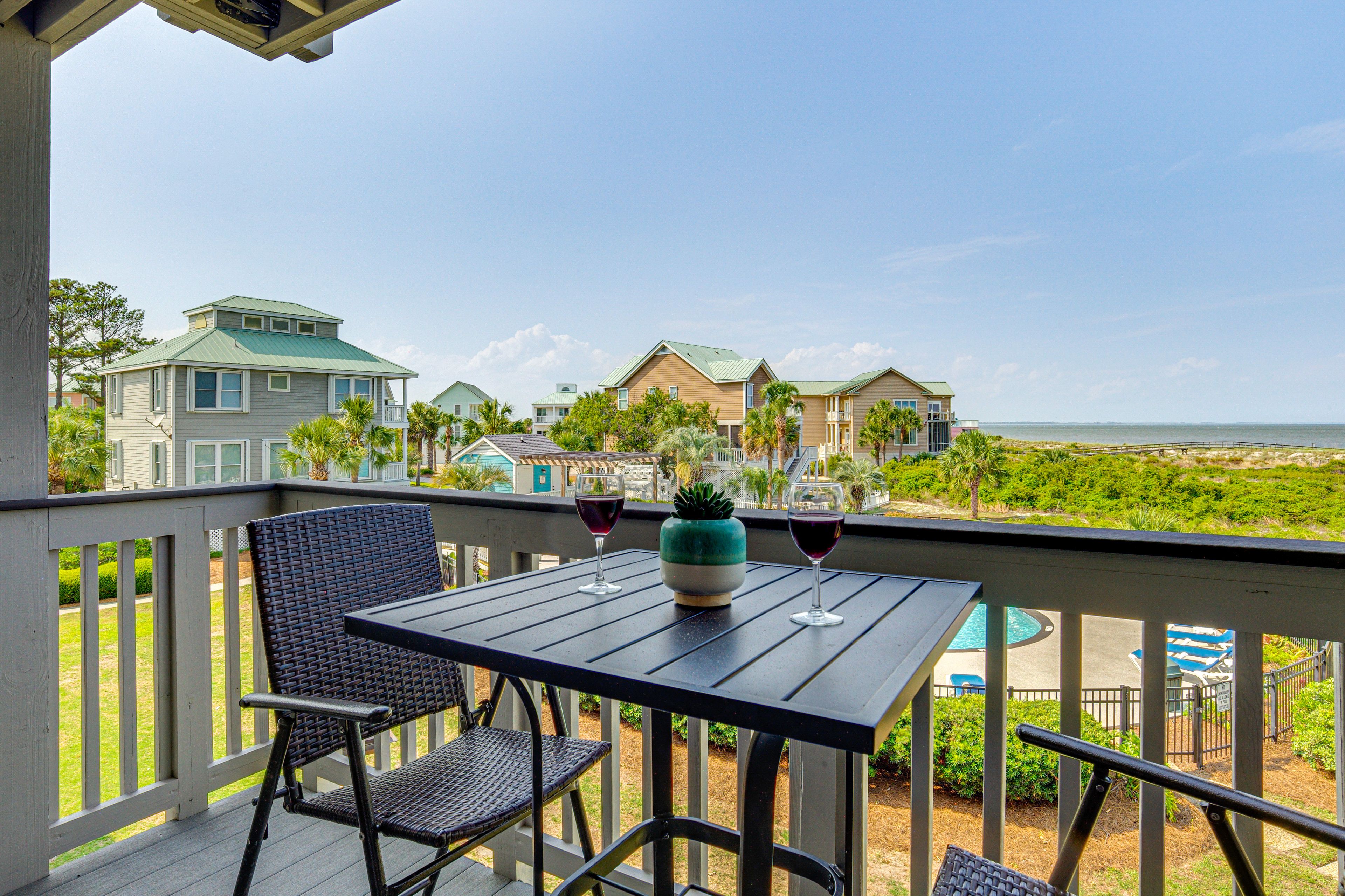 Saint Helena Island Vacation Rental | 2BR | 2BA | Stairs Required