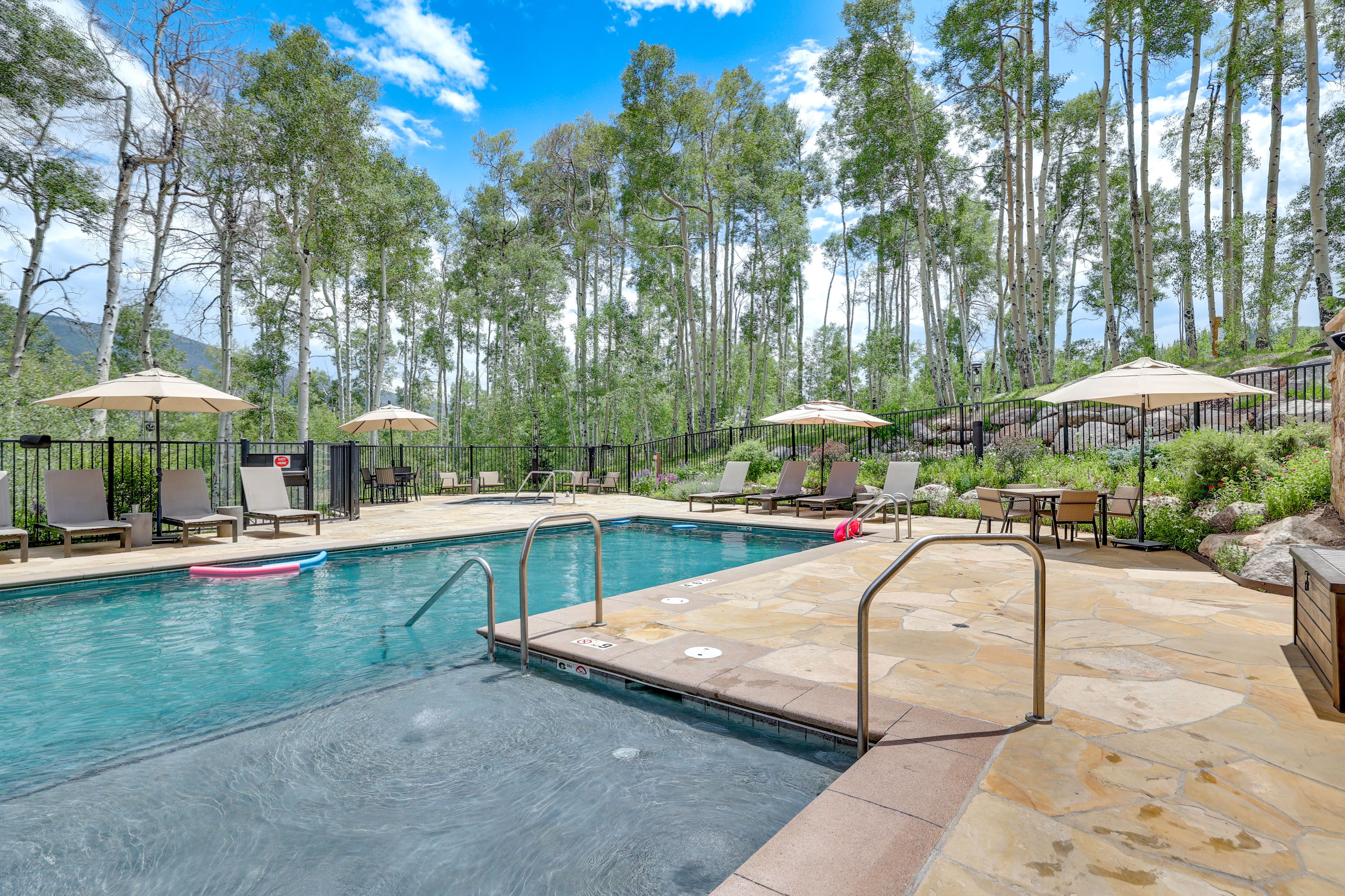 Aspen House Pool Area