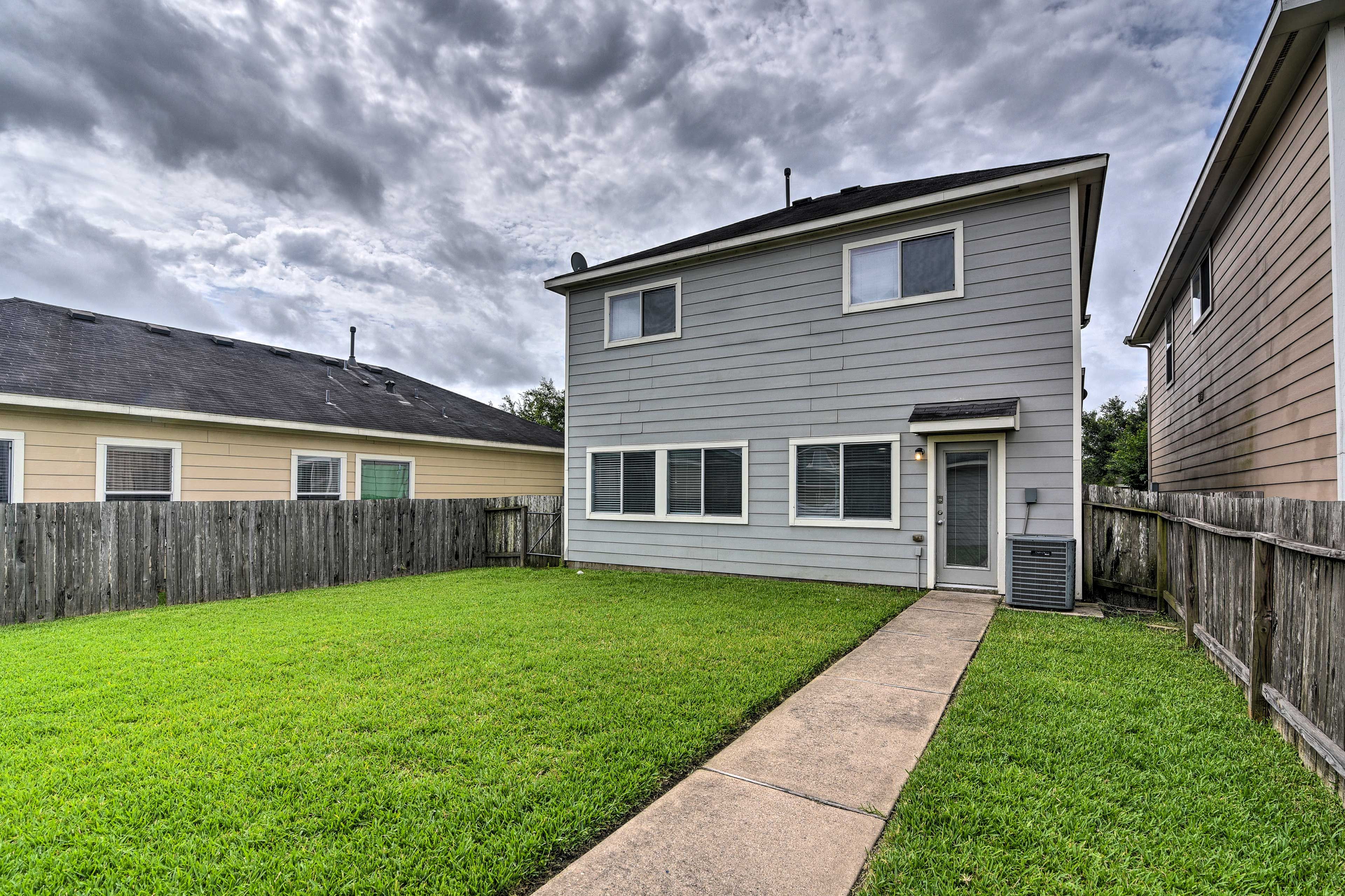 Private Fenced-In Yard | Lawn