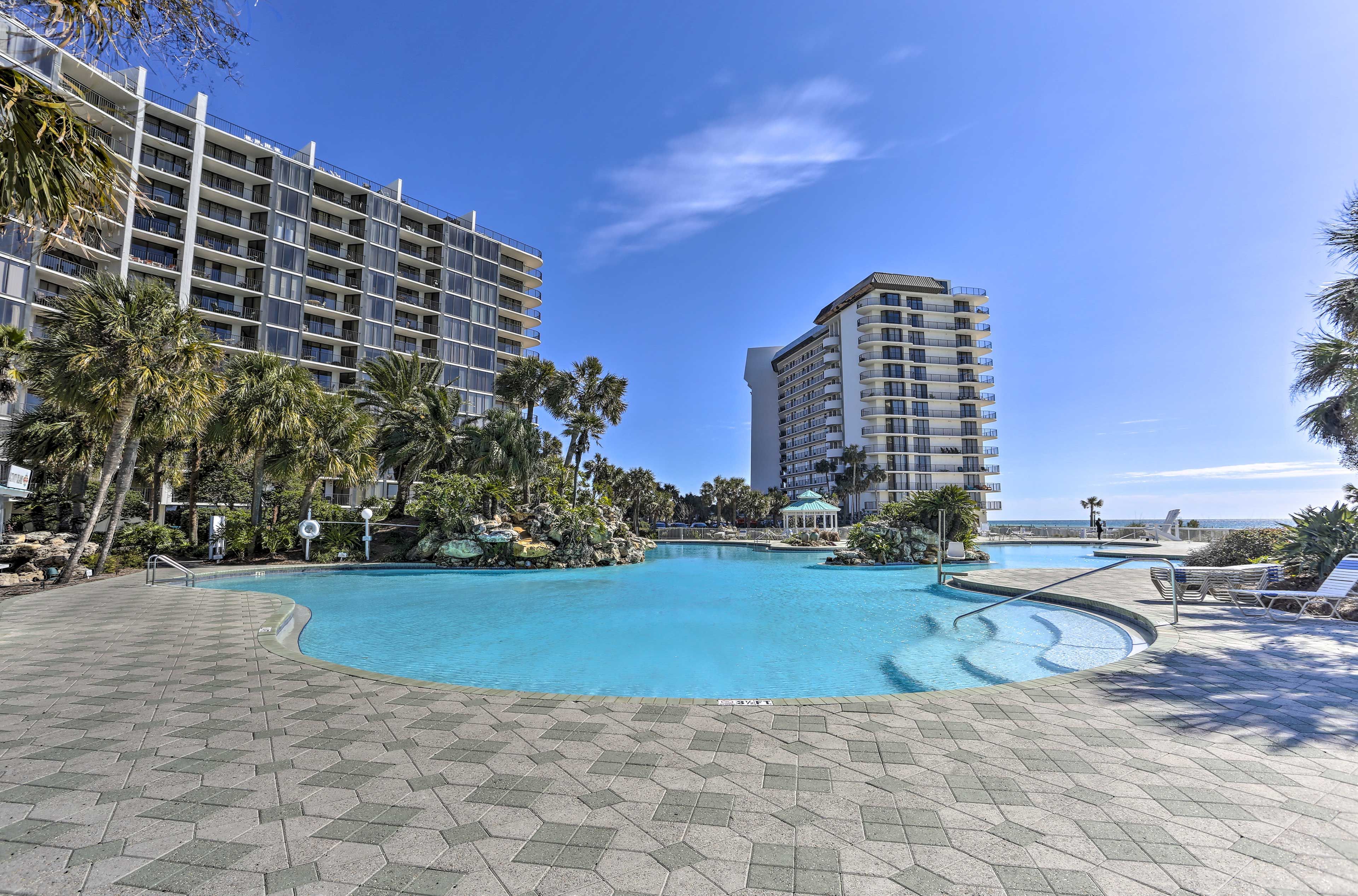 The Edgwater Beach & Golf Resort is PCB's only full-service resort.