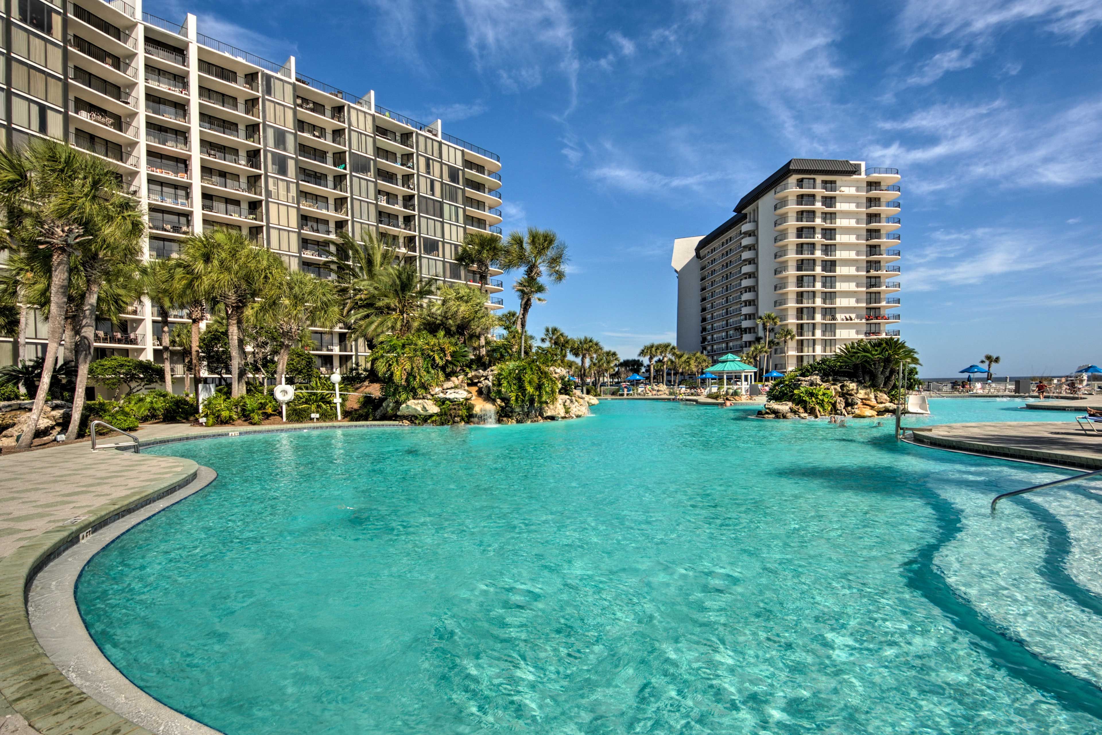 Dip your toes in to cool off.