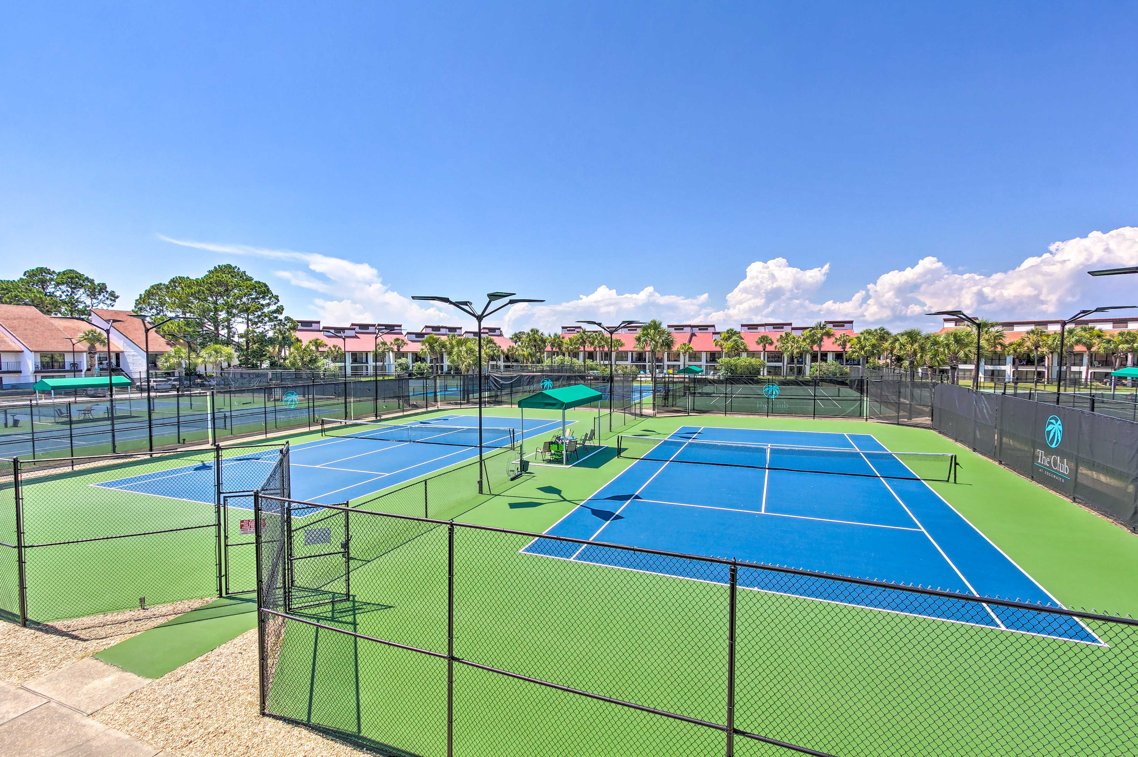 Don't forget to pack your tennis rackets.