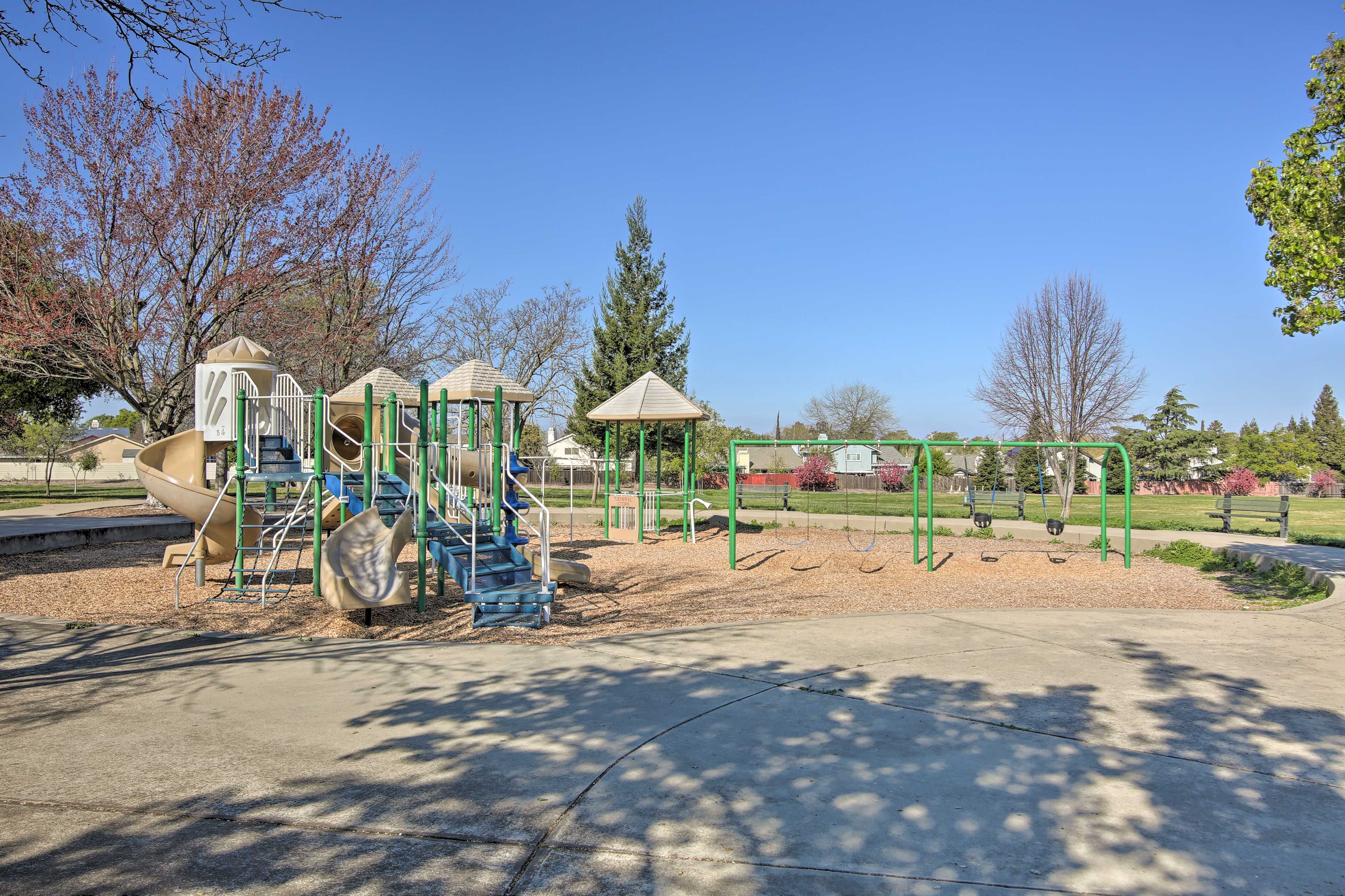 Any kids will enjoy the playground!