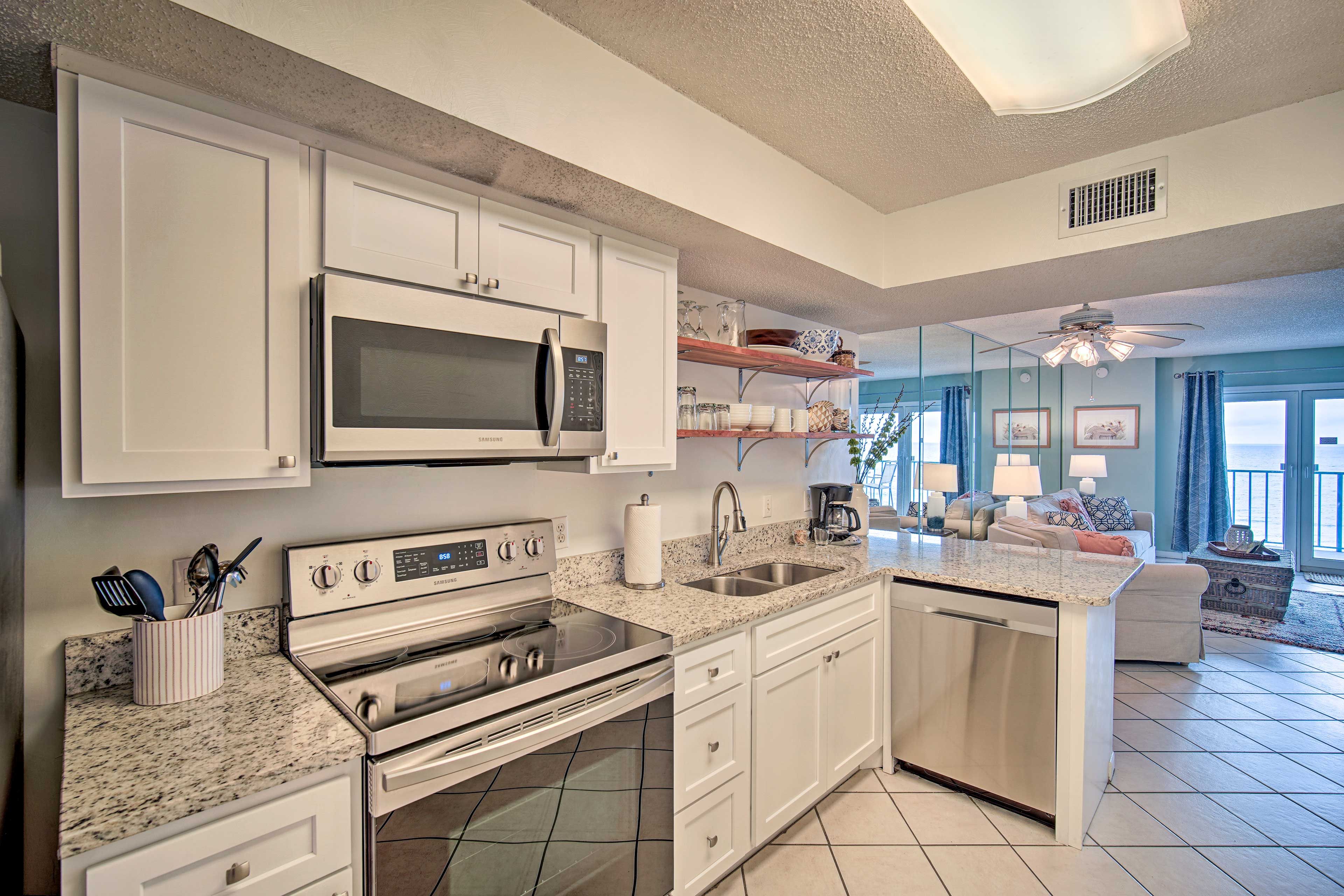 Fully Equipped Kitchen | Gulf View