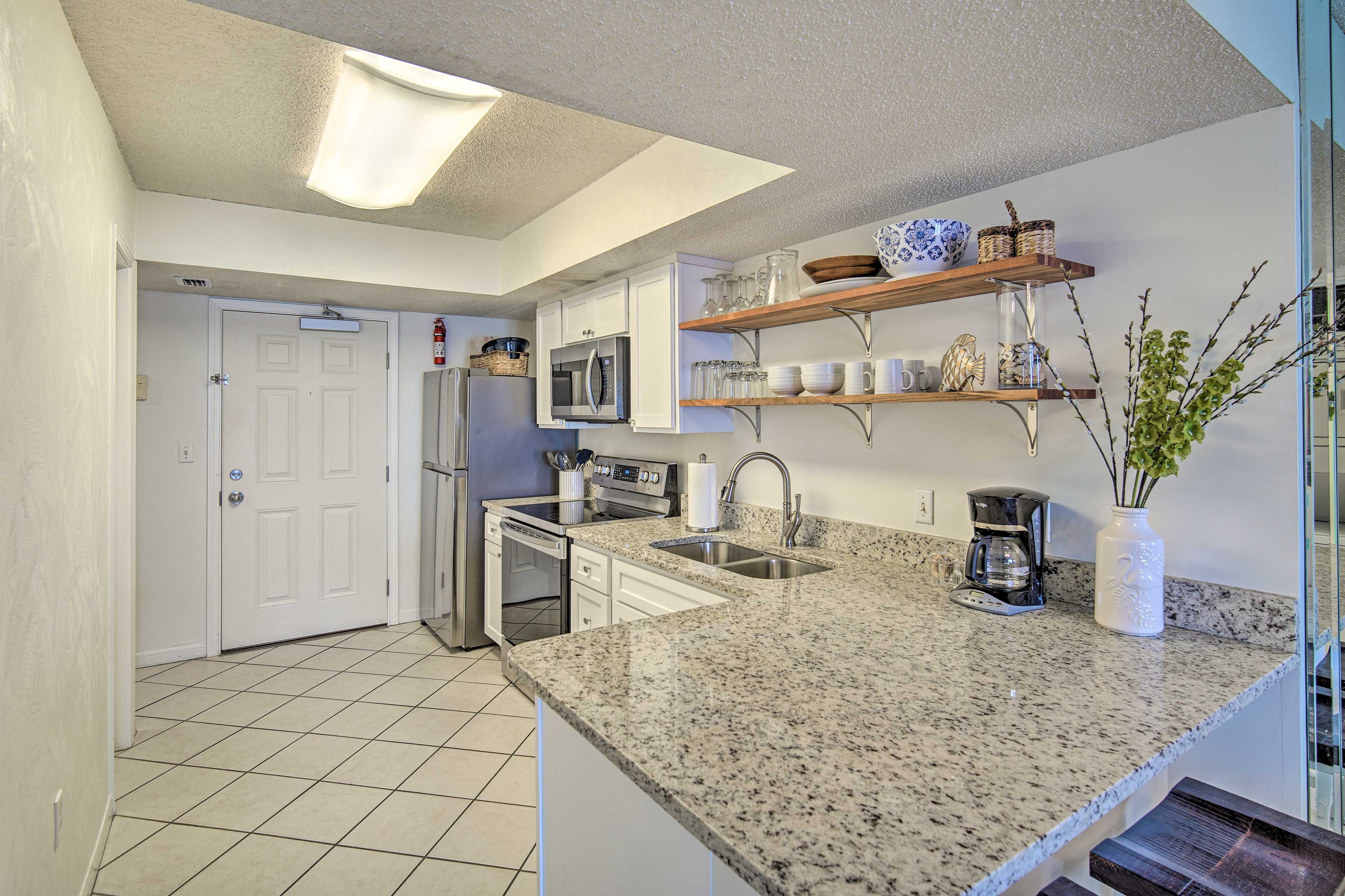 Fully Equipped Kitchen | Drip Coffee Maker | Dishwasher