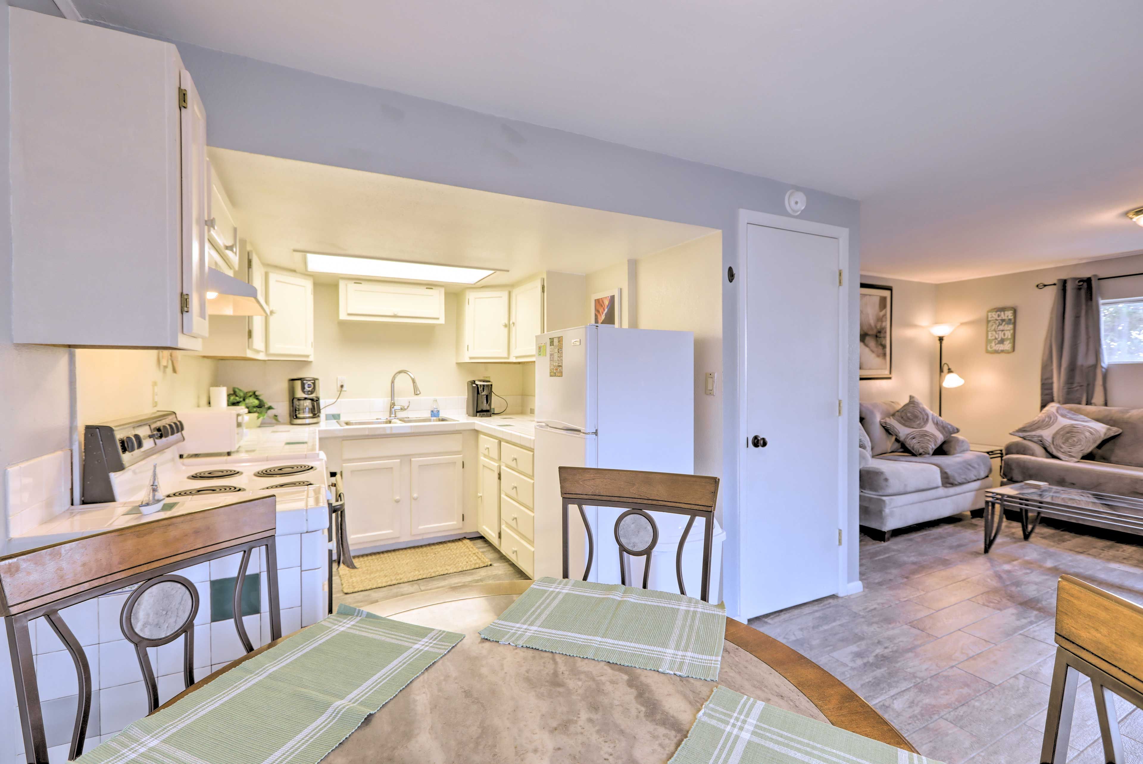 The open floor plan allows your group to spread out comfortably.