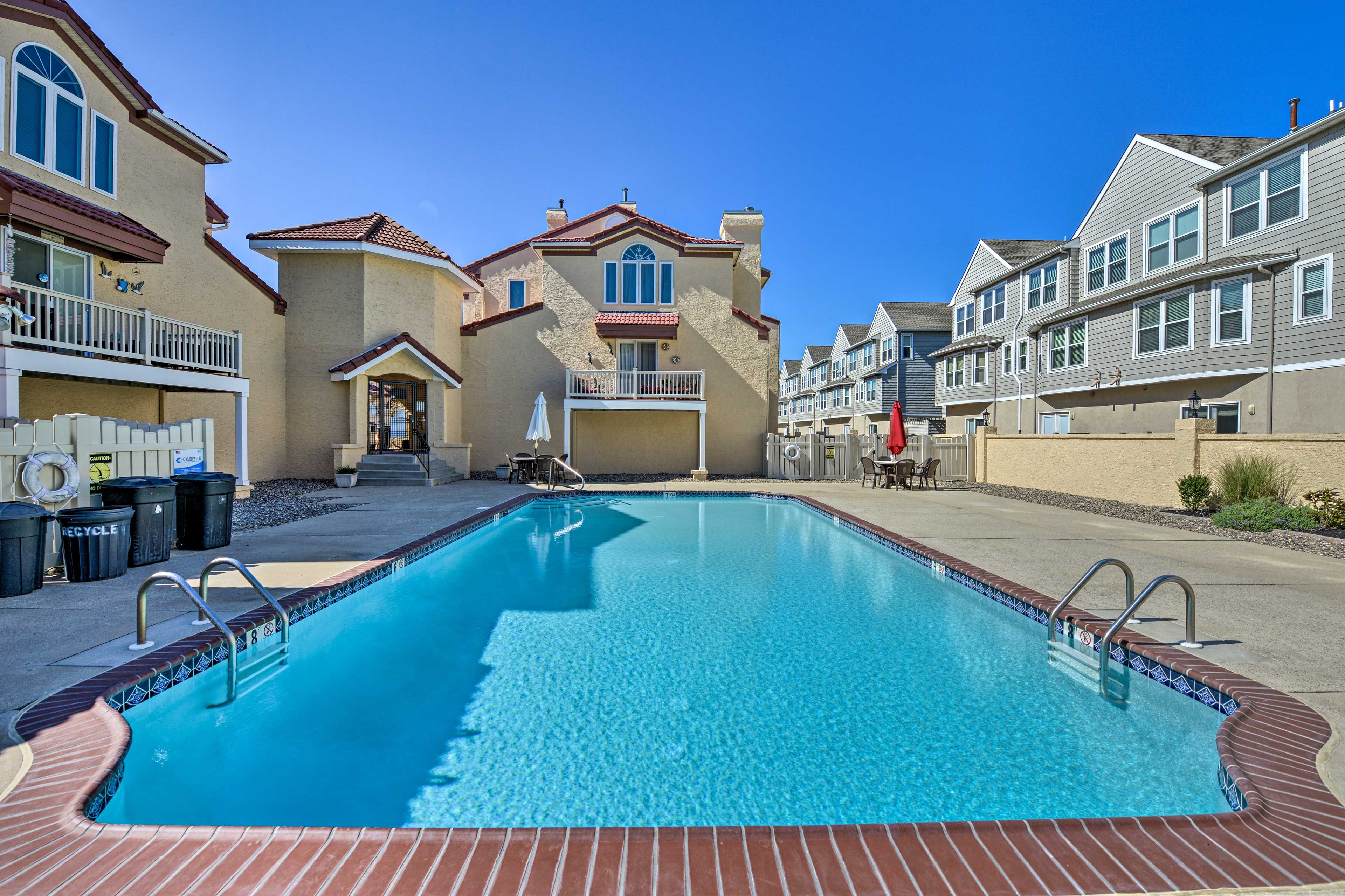 Wildwood Crest Vacation Rental | Townhome | 3BR | 2.5BA | 1,300 Sq Ft