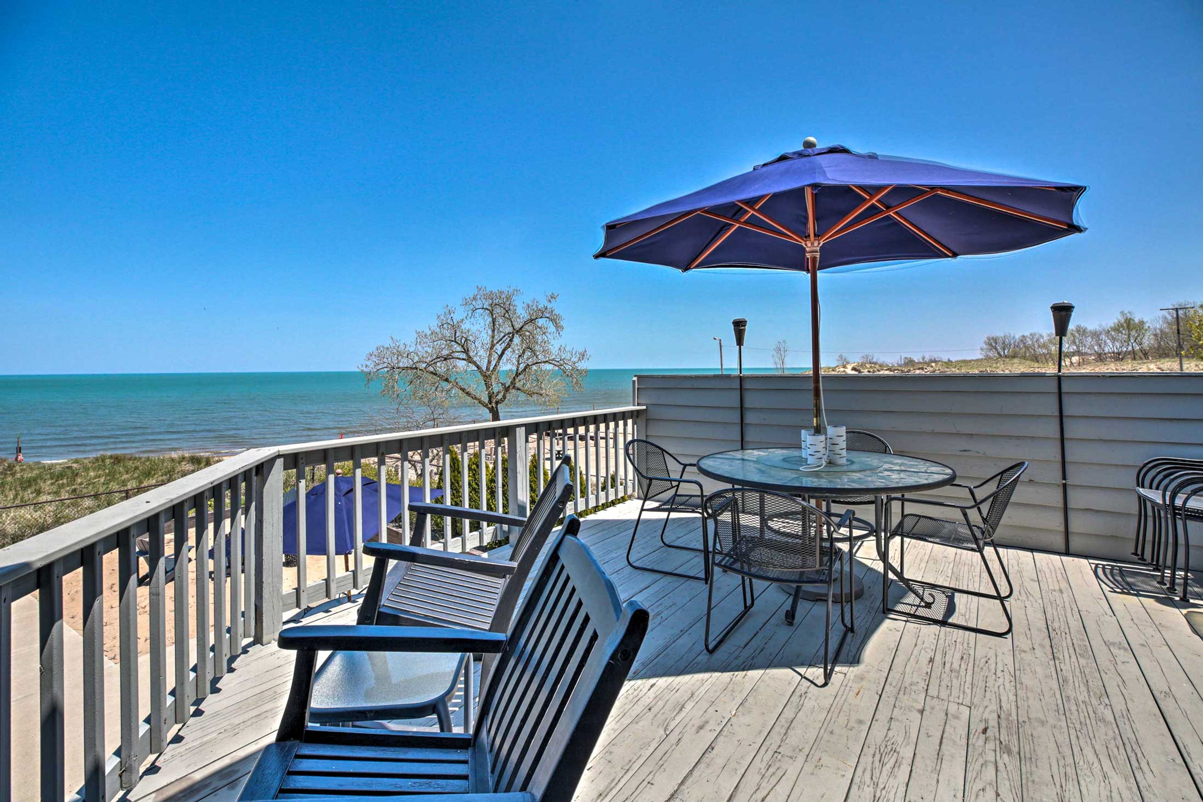 Furnished Deck | Outdoor Dining | Lake Views