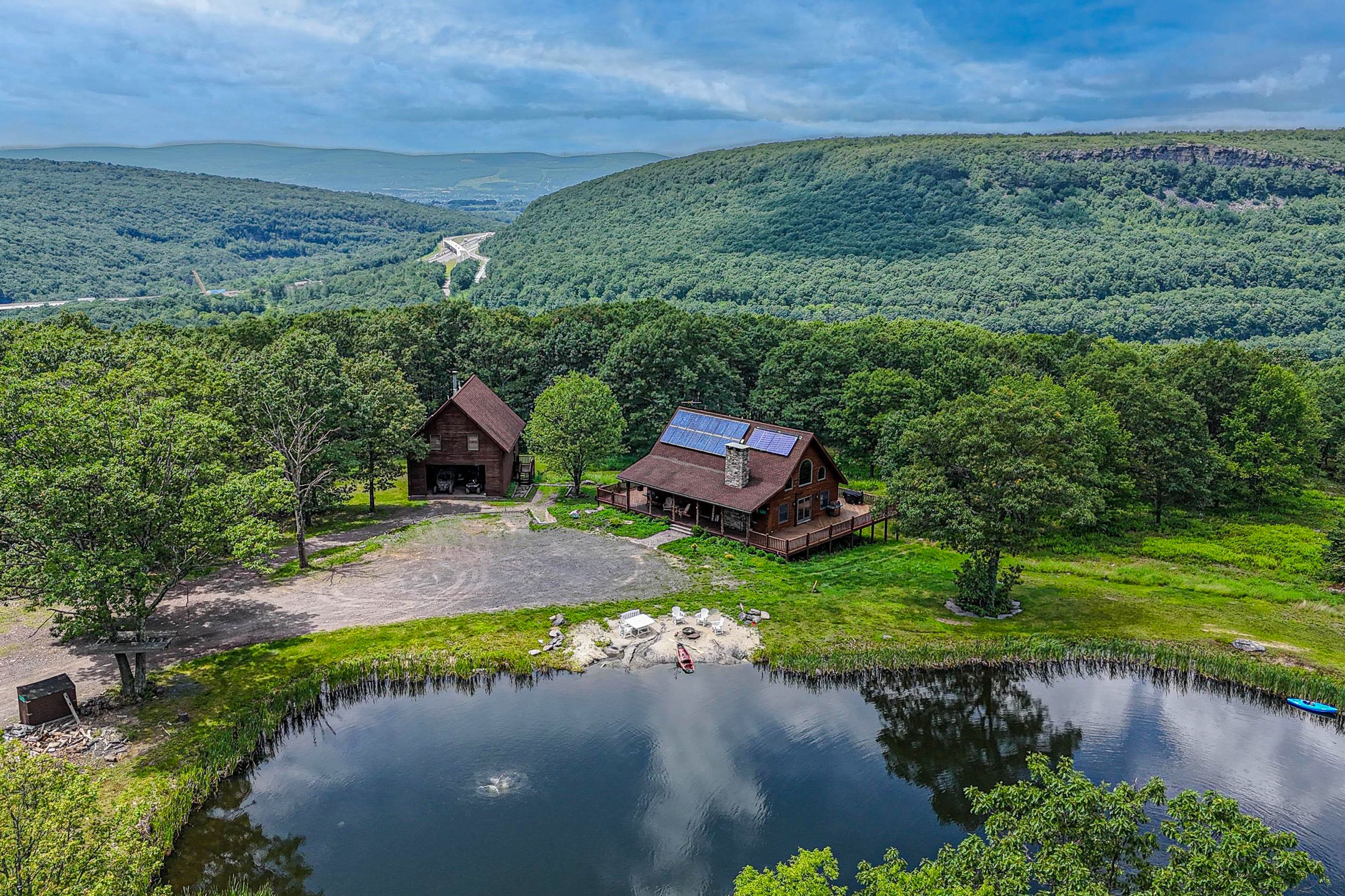 Roaring Brook Township Vacation Rental | 4BR | 3BA | 3,250 Sq Ft