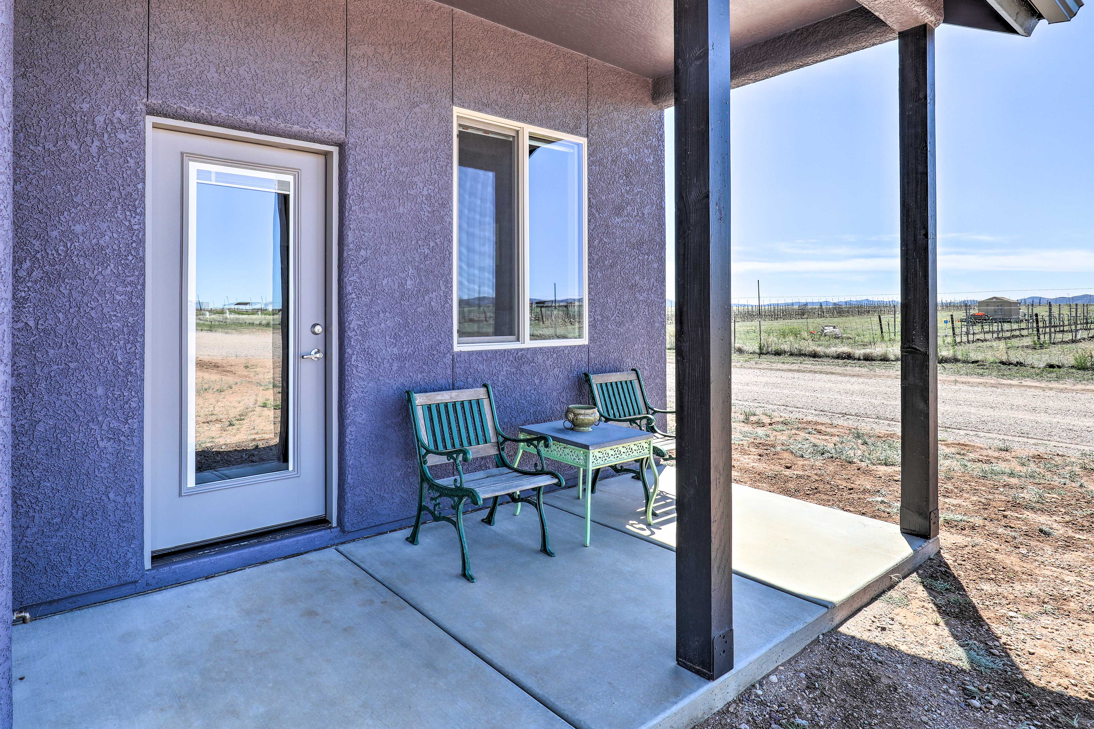 Patio | Vineyard Views
