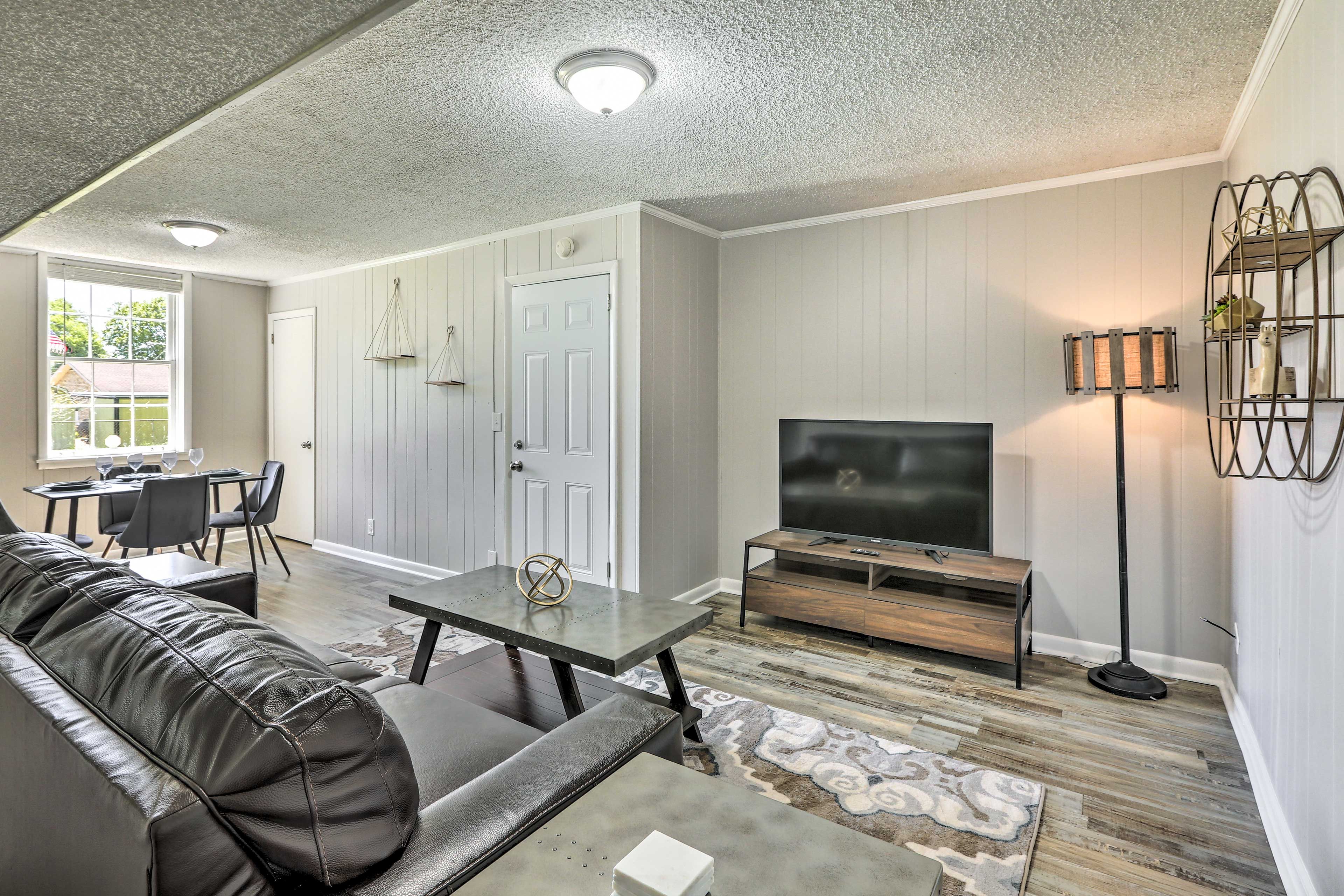 Let the natural light flow into the home.