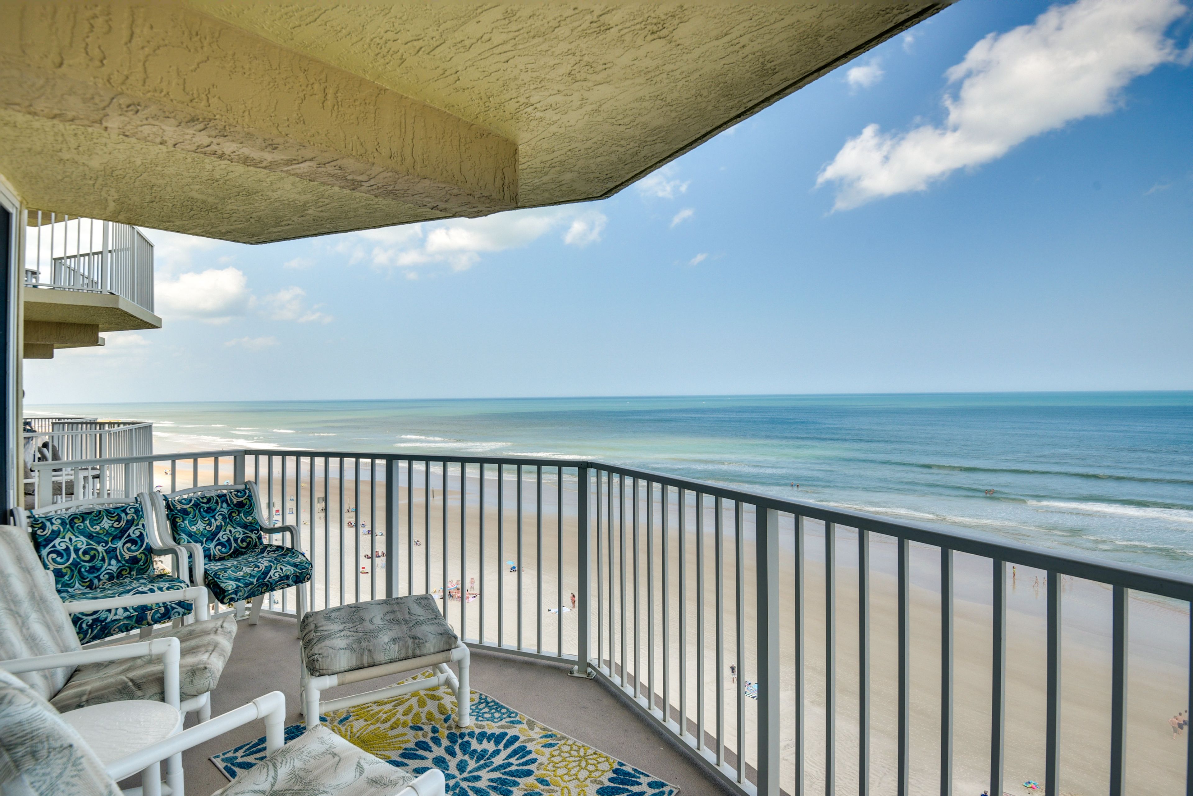 Private Exterior Space | Furnished Balcony | Ocean Views