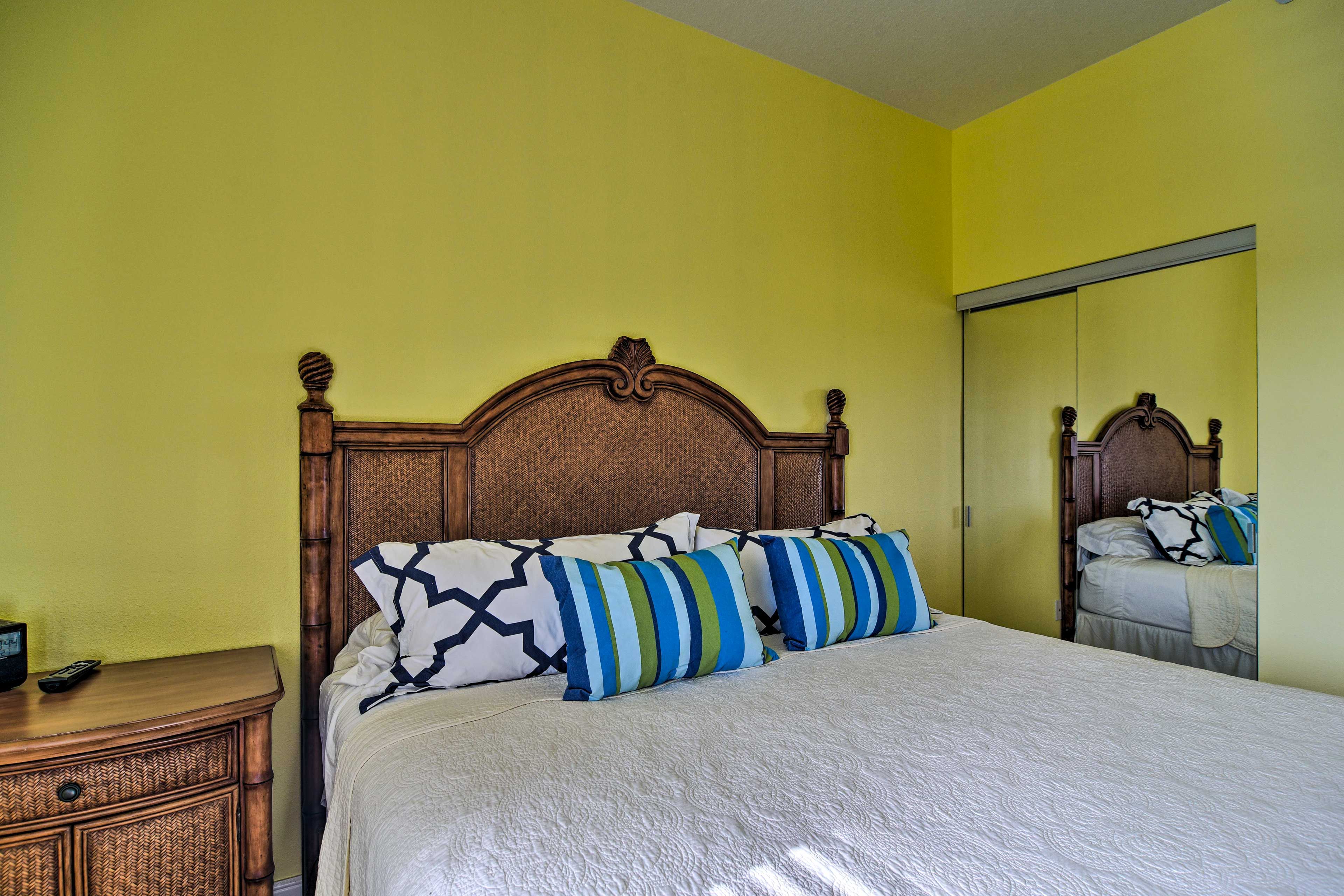 Two guests can call this room home during their stay.