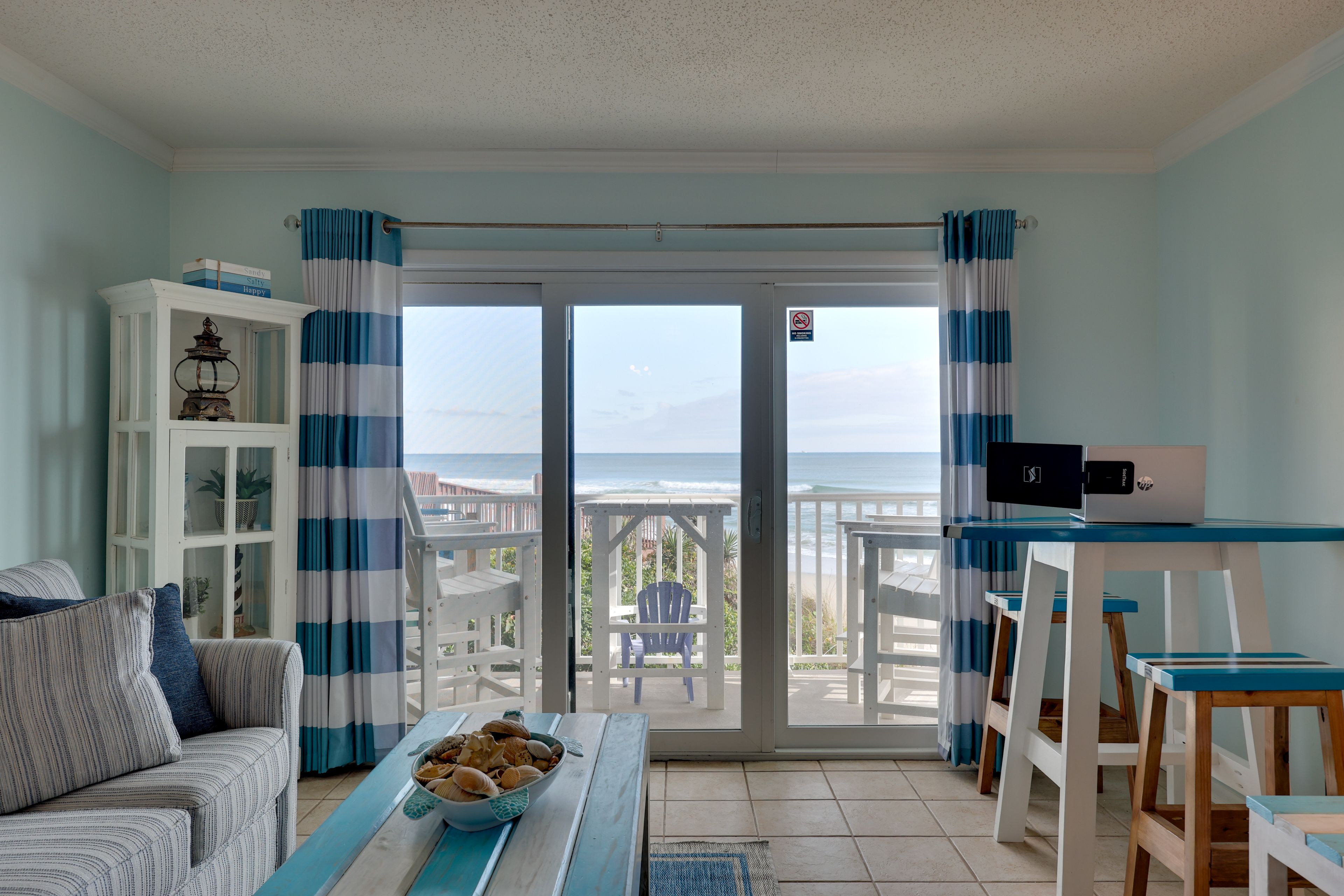 Living Room | Dining Table | Beach Views