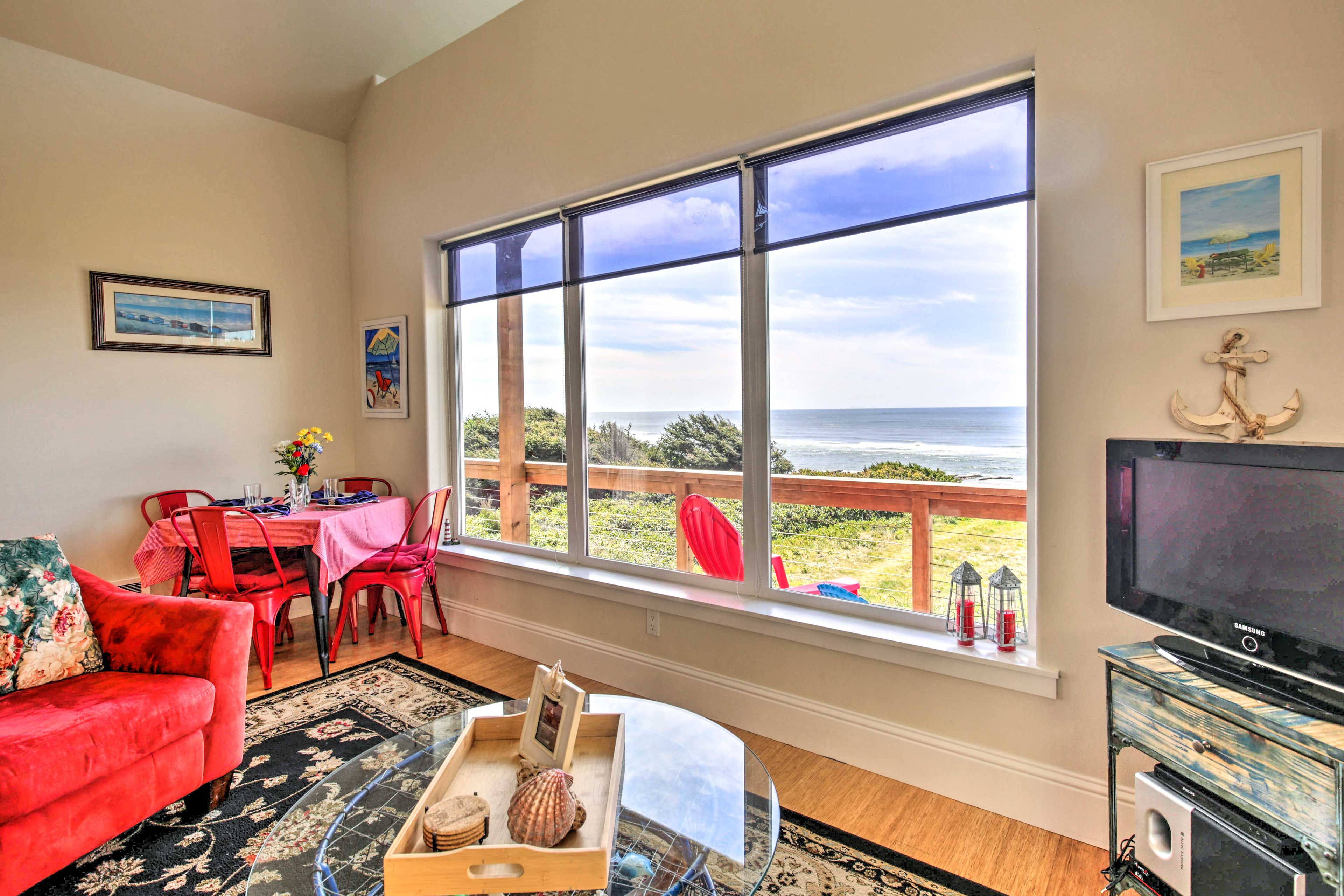 Open the windows to let the salty sea breeze float inside!