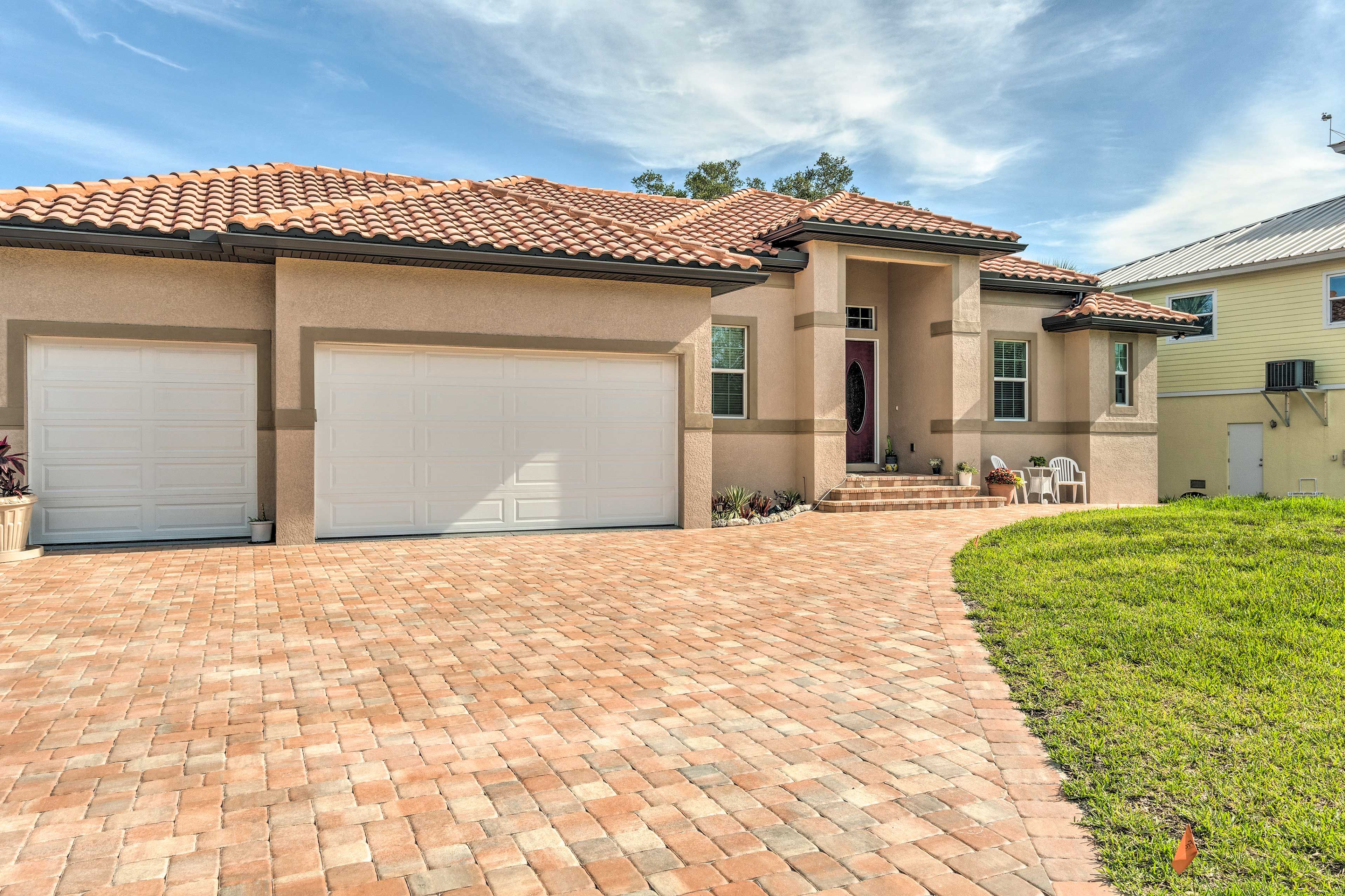 Keep your vehicle parked in the driveway.