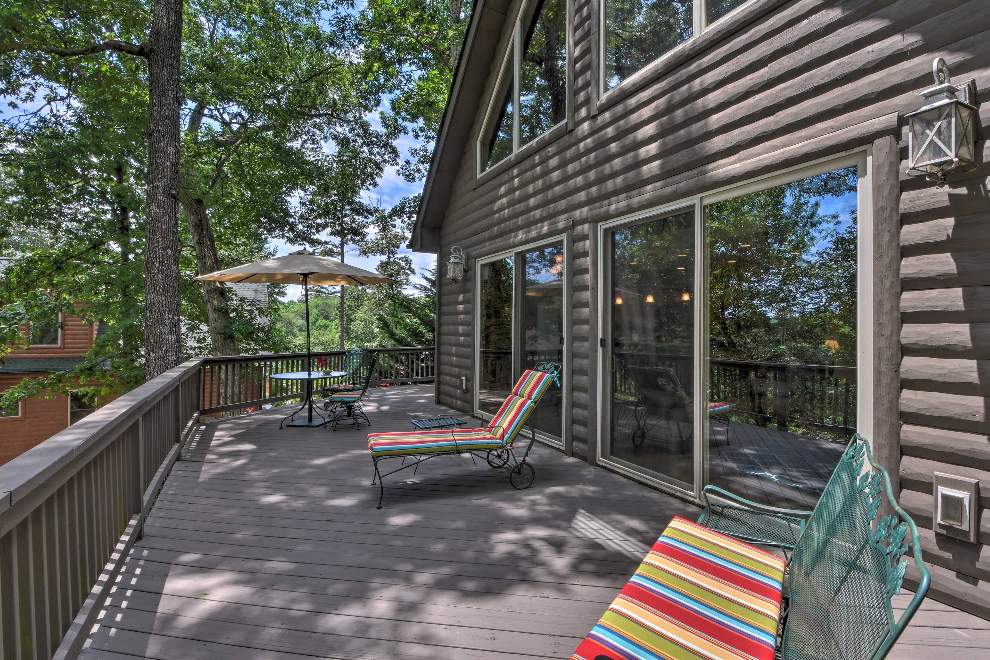 Private Deck | 1st Floor | Some Steps Required