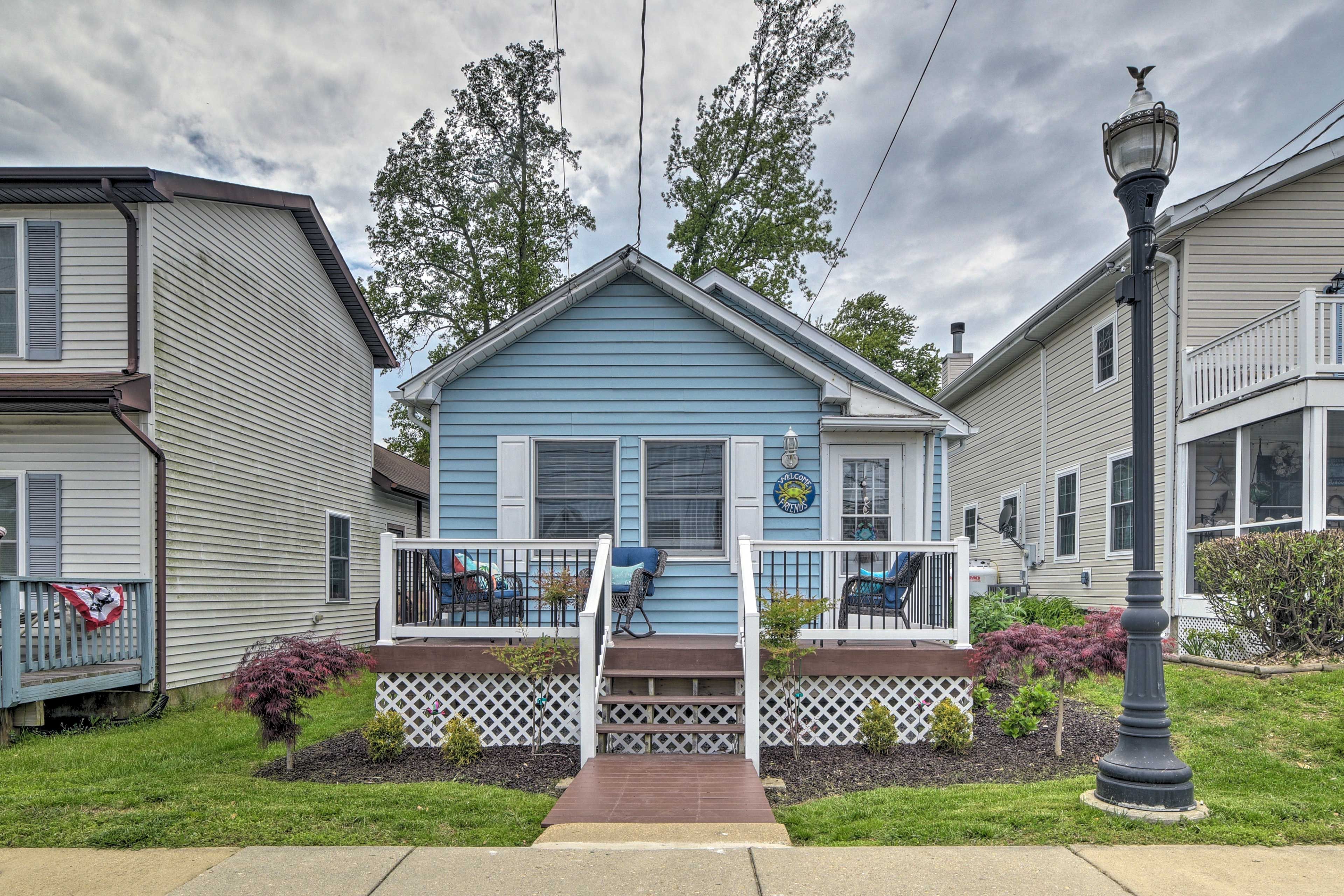 Chesapeake Beach Vacation Rental | 2BR | 1BA | Stairs Required | 3,225 Sq Ft
