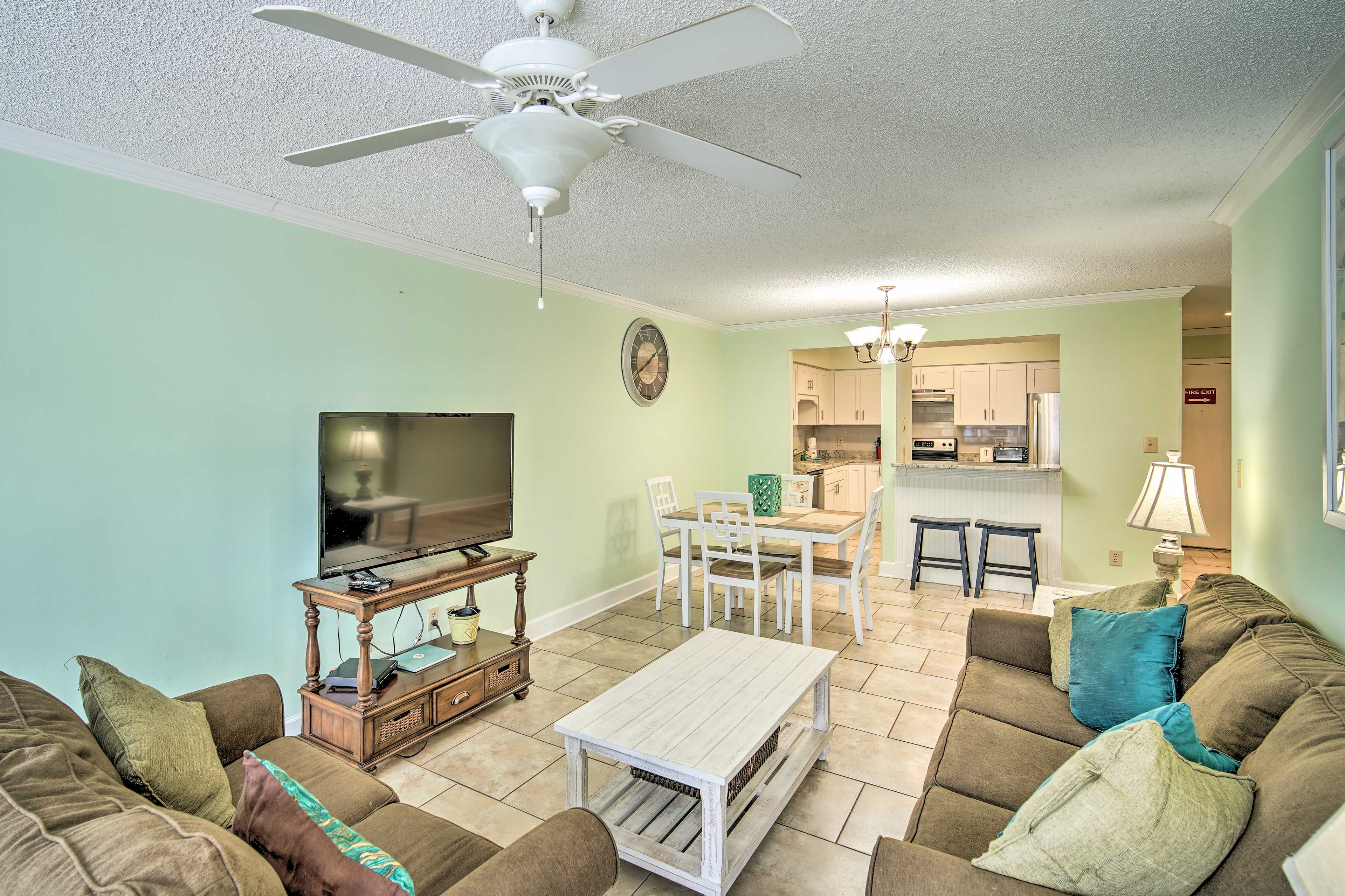 Escape to the beach at this lovely vacation rental condo!