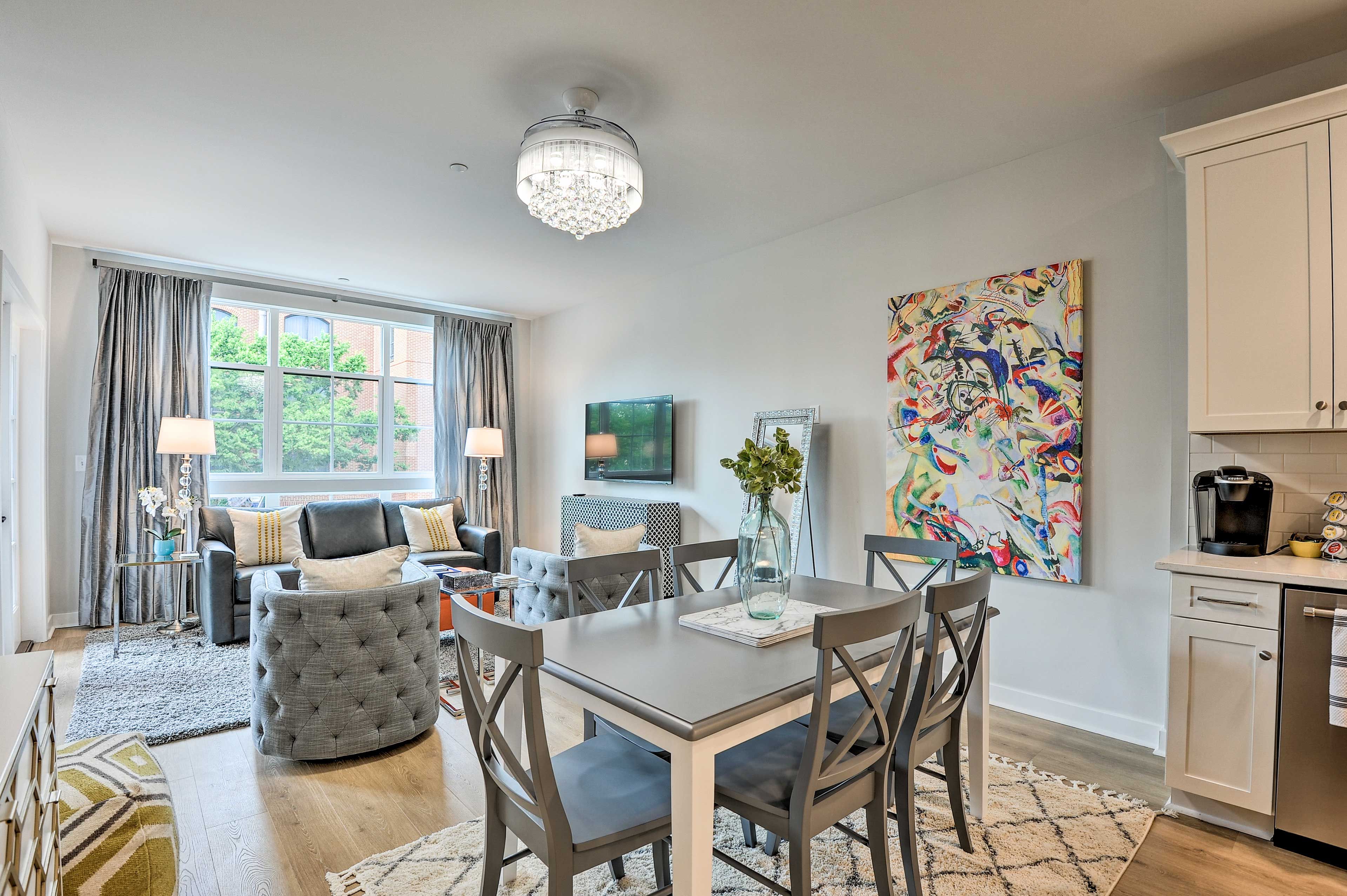 Main Living Space | Open Concept | Dining Table | Modern Interior Decor