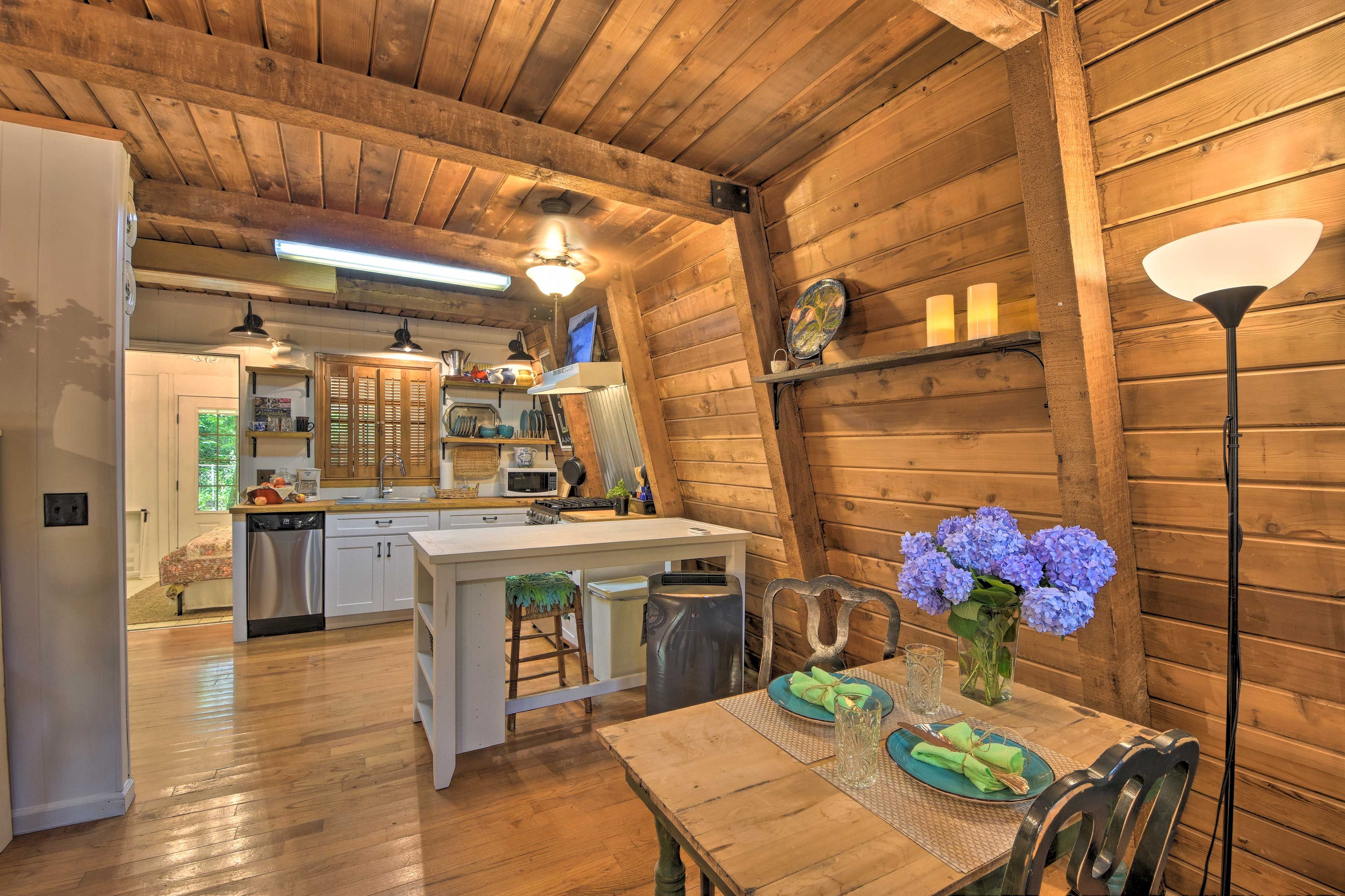 Sit at the breakfast nook and sip your morning coffee.