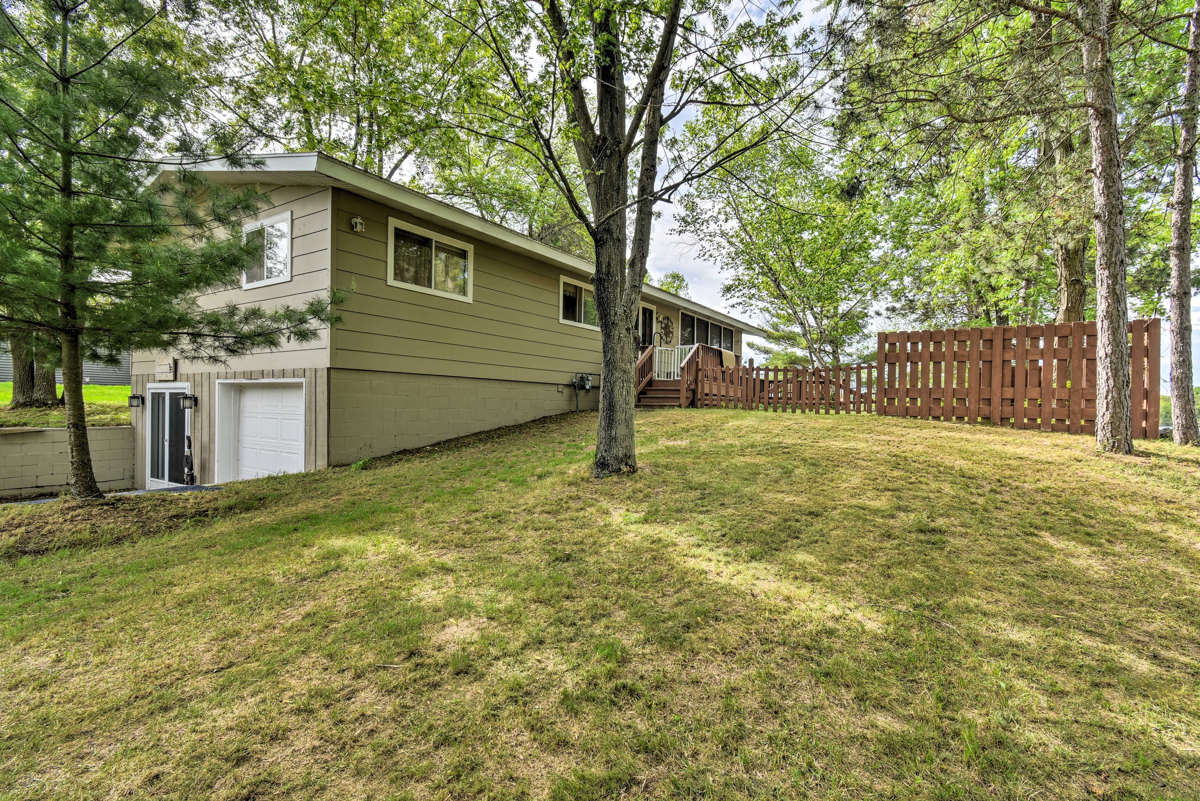 This home is just 2 miles from Lake Camelot County Park for an evening stroll.