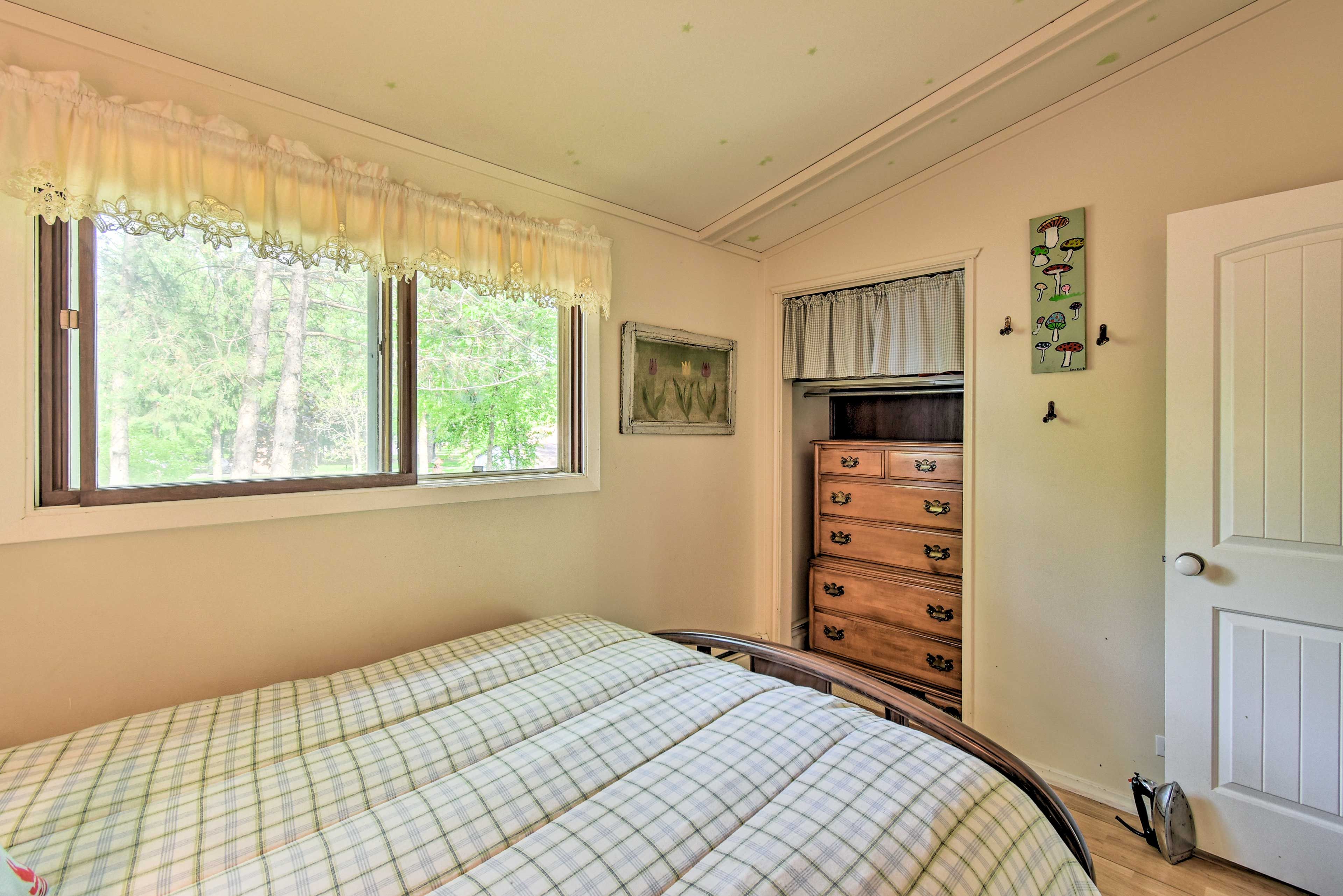 Fall asleep watching your favorite late-night show on the flat-screen TV.